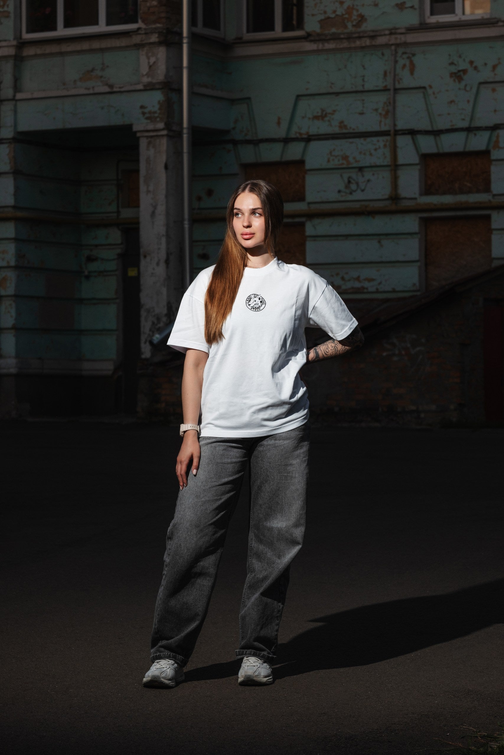 T-SHIRT DOGS LAND WHITE