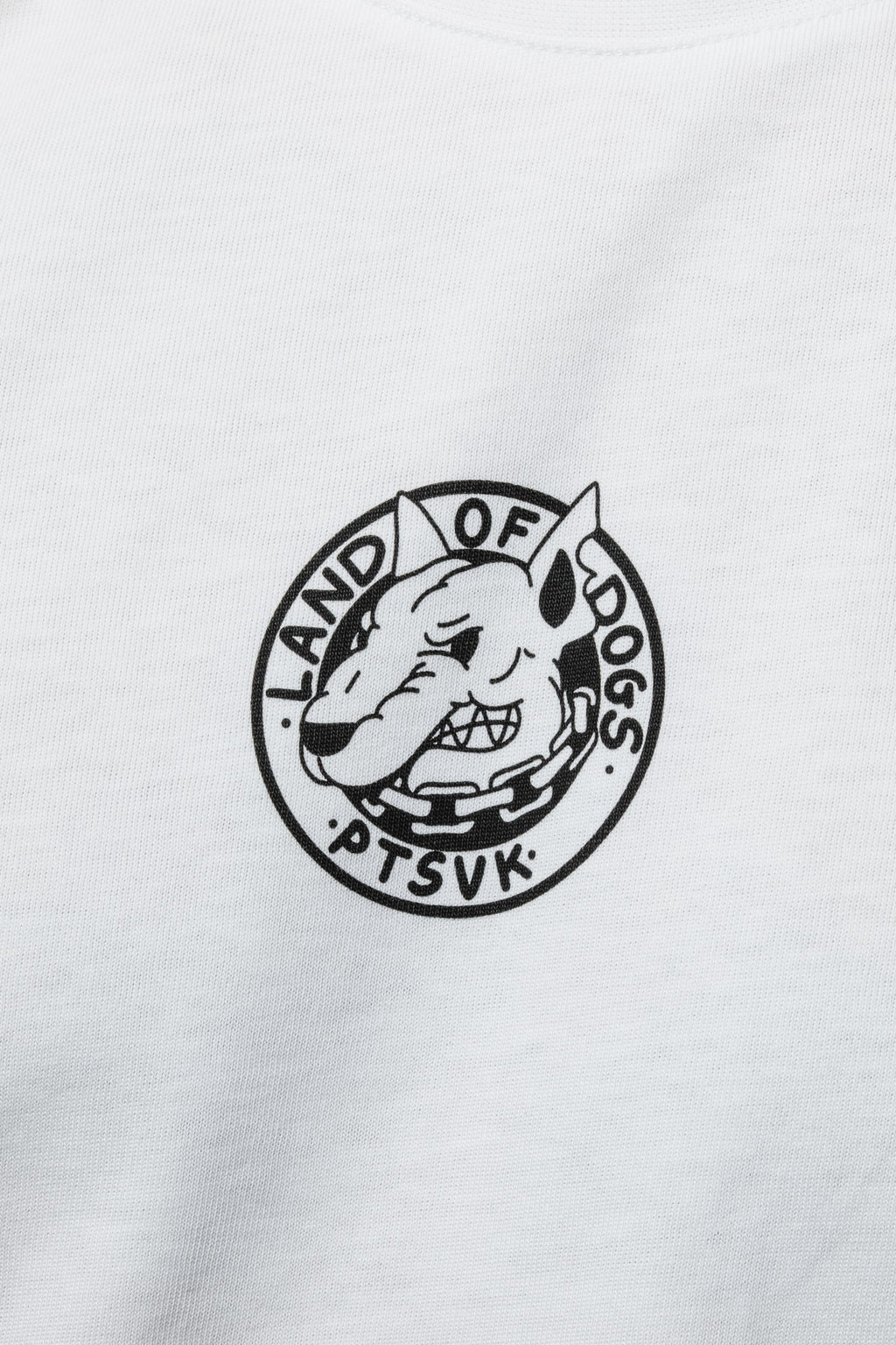 T-SHIRT DOGS LAND WHITE