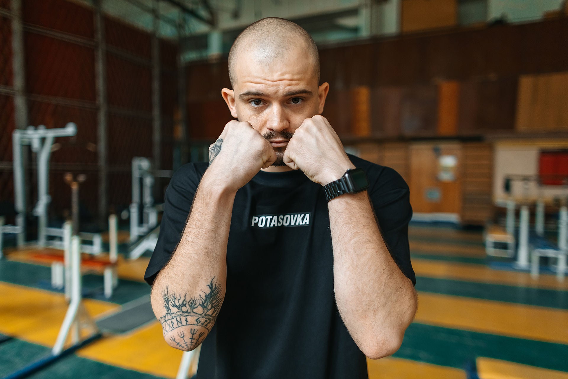 T-SHIRT MARTIALS ARTS BLACK