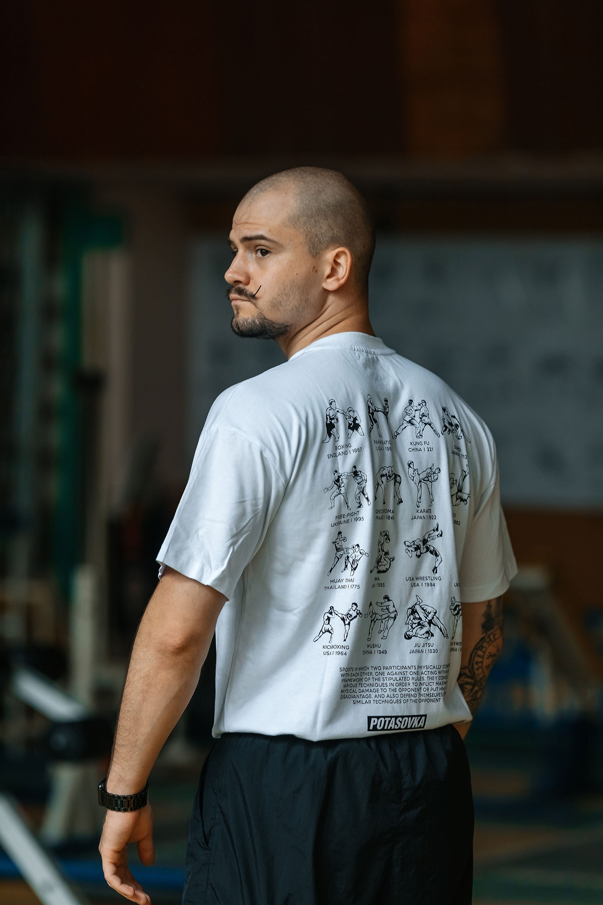 T-SHIRT MARTIALS ARTS WHITE