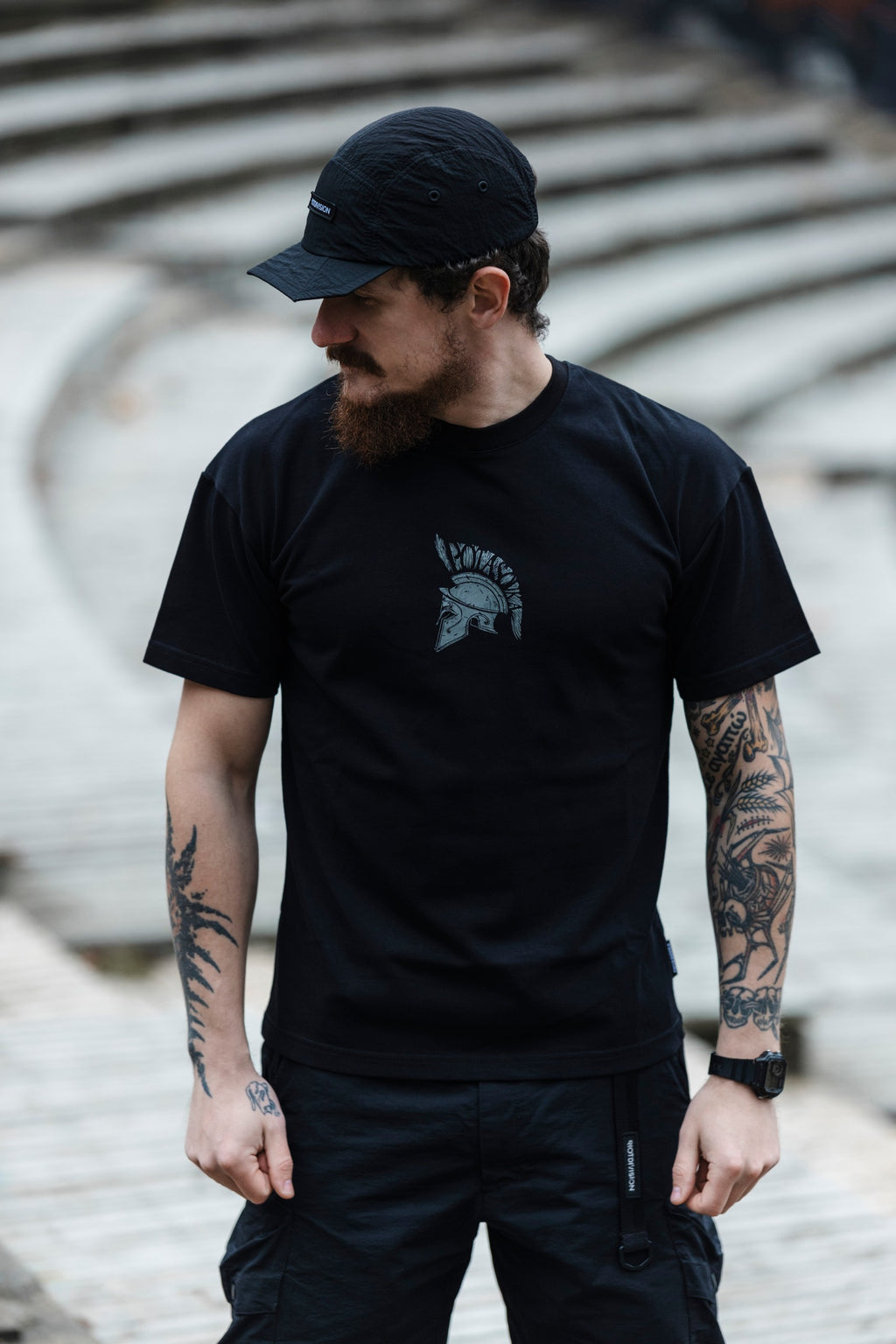T-SHIRT GLADIATOR BLACK