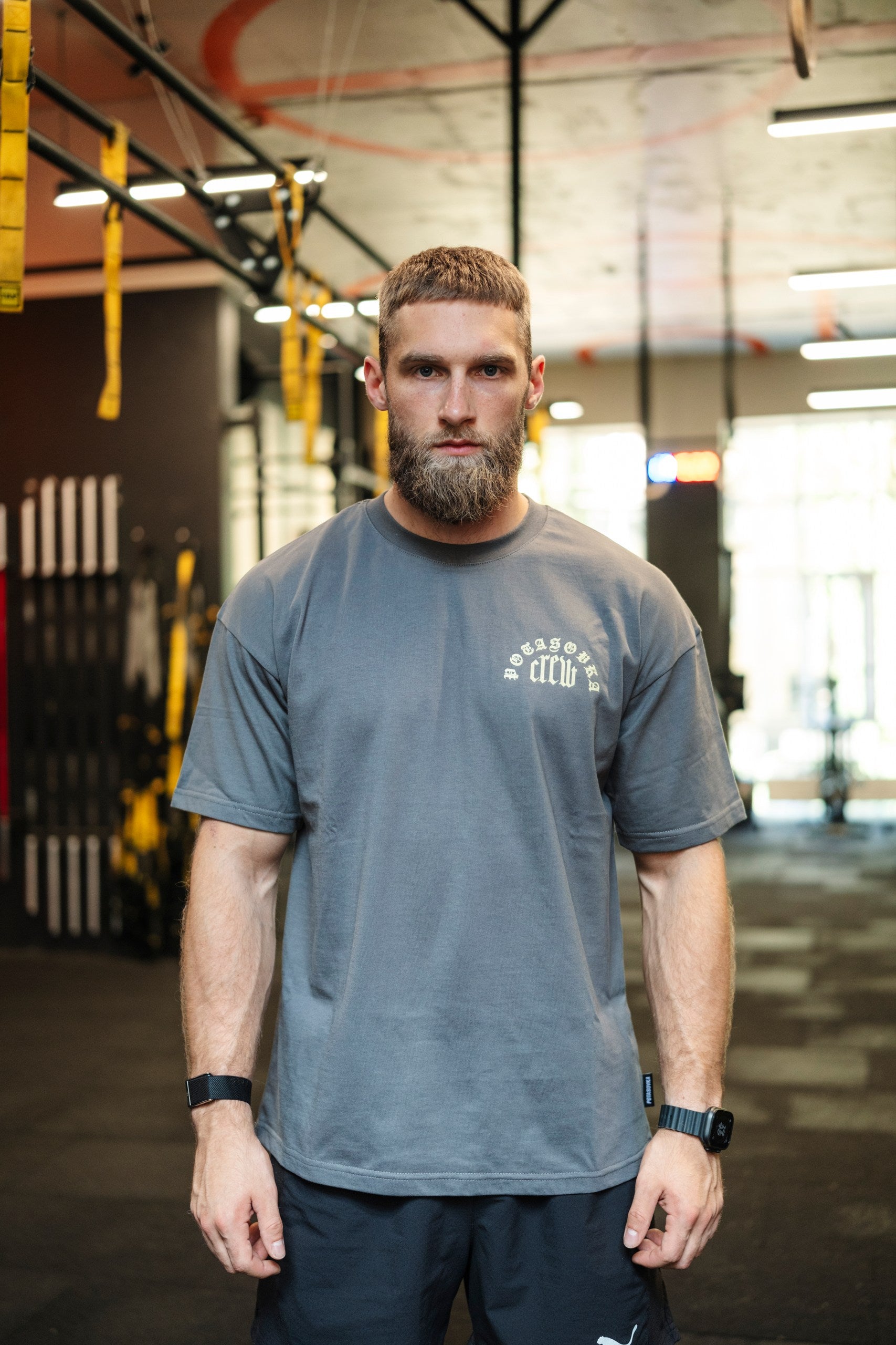 T-SHIRT CREW GRAPHITE