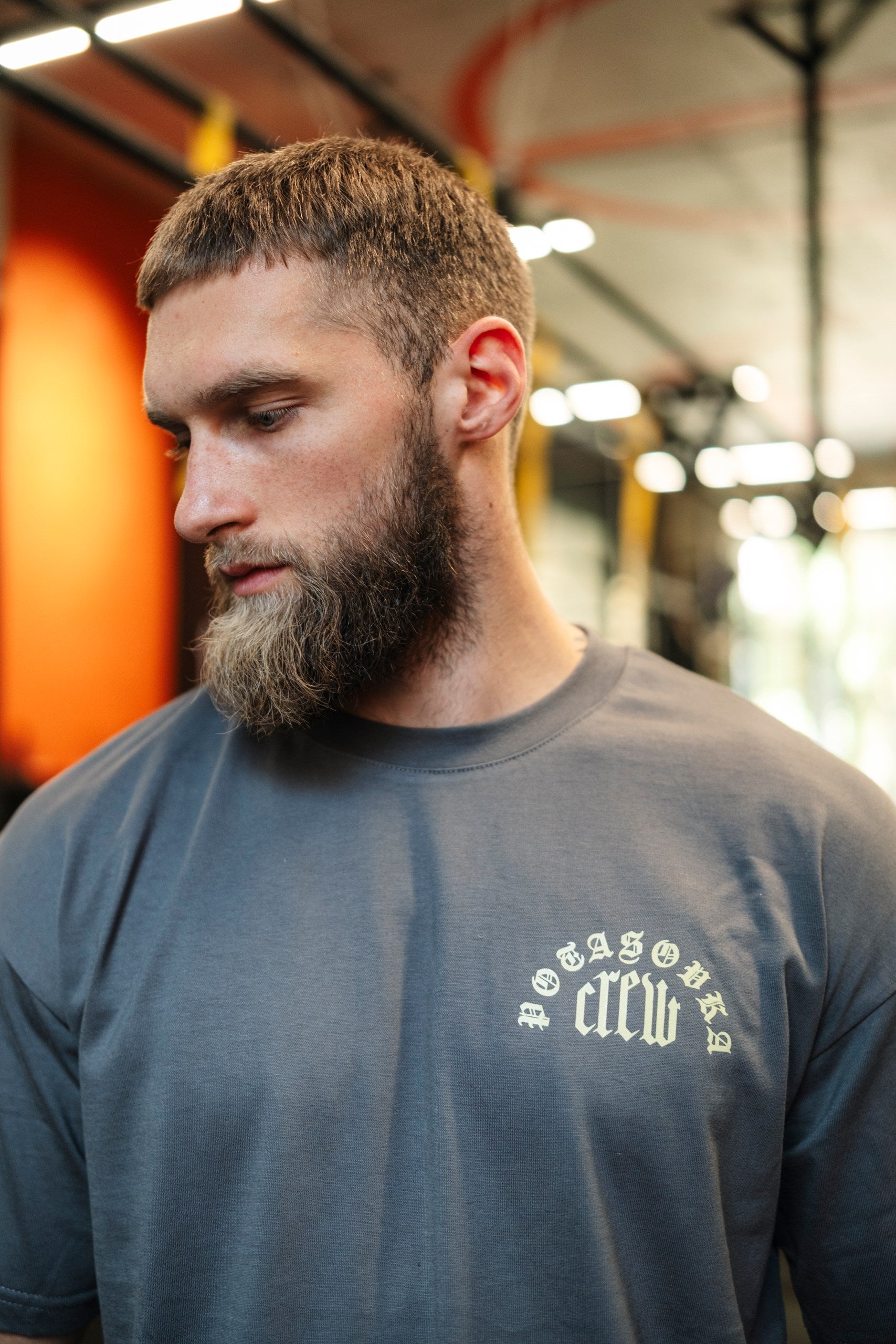 T-SHIRT CREW GRAPHITE