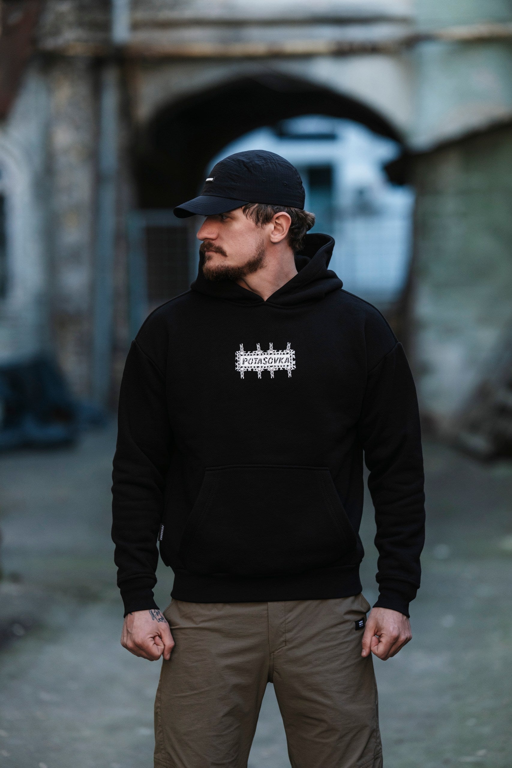 HOODIE KNIGHT FIGHT BLACK