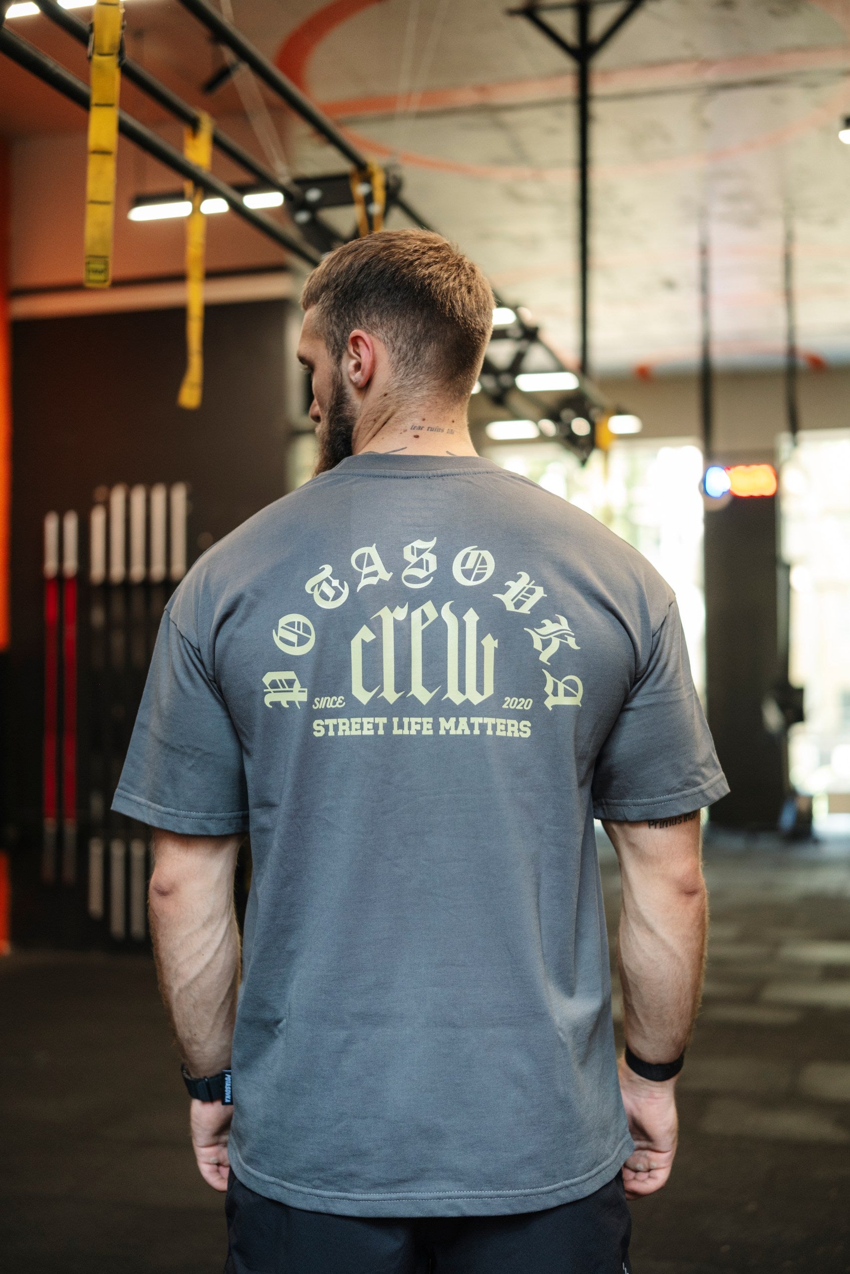 T-SHIRT CREW GRAPHITE