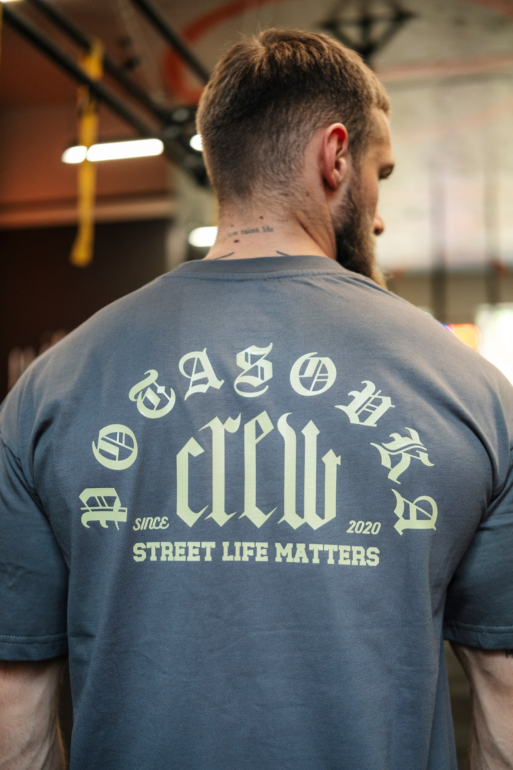 T-SHIRT CREW GRAPHITE