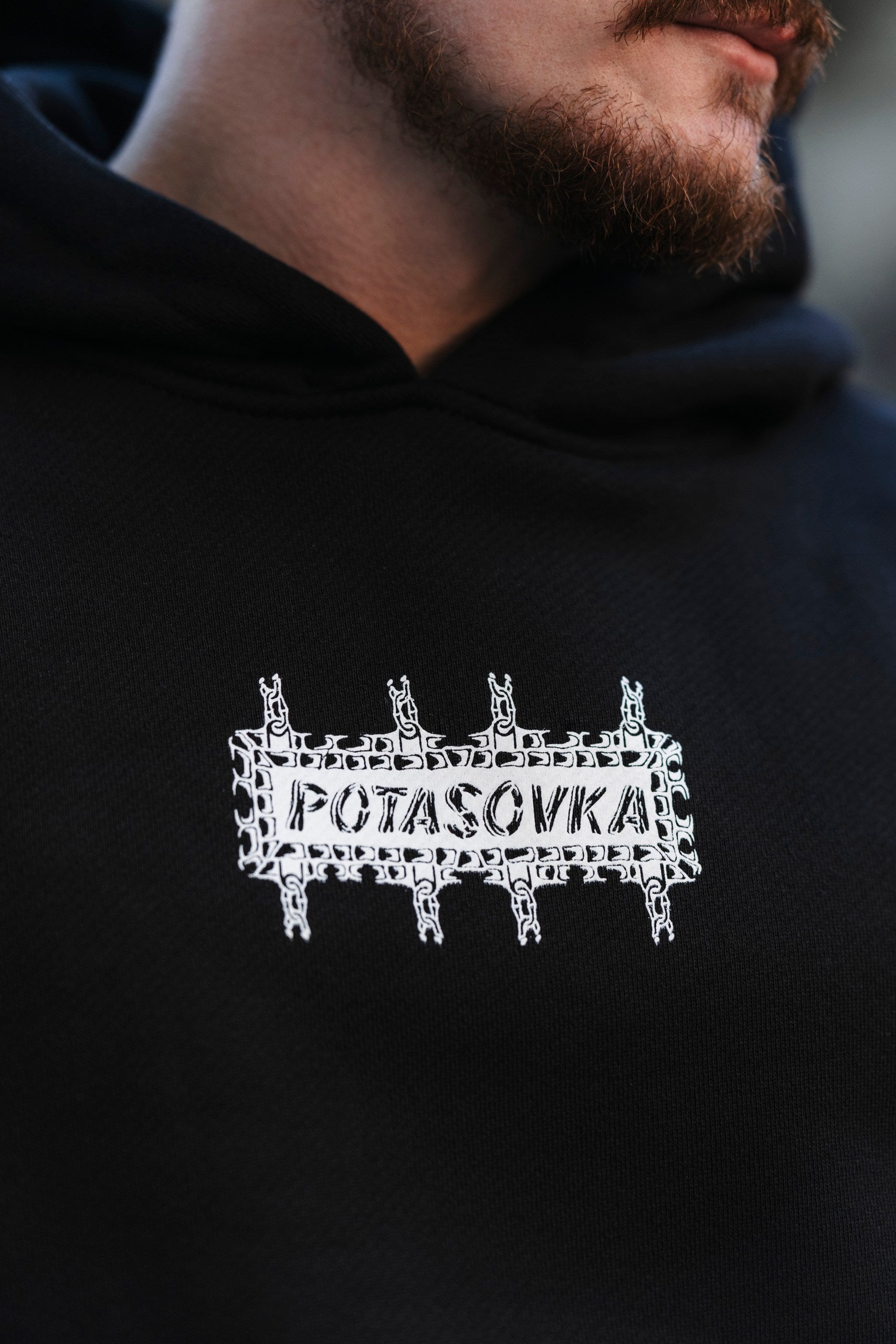 HOODIE KNIGHT FIGHT BLACK