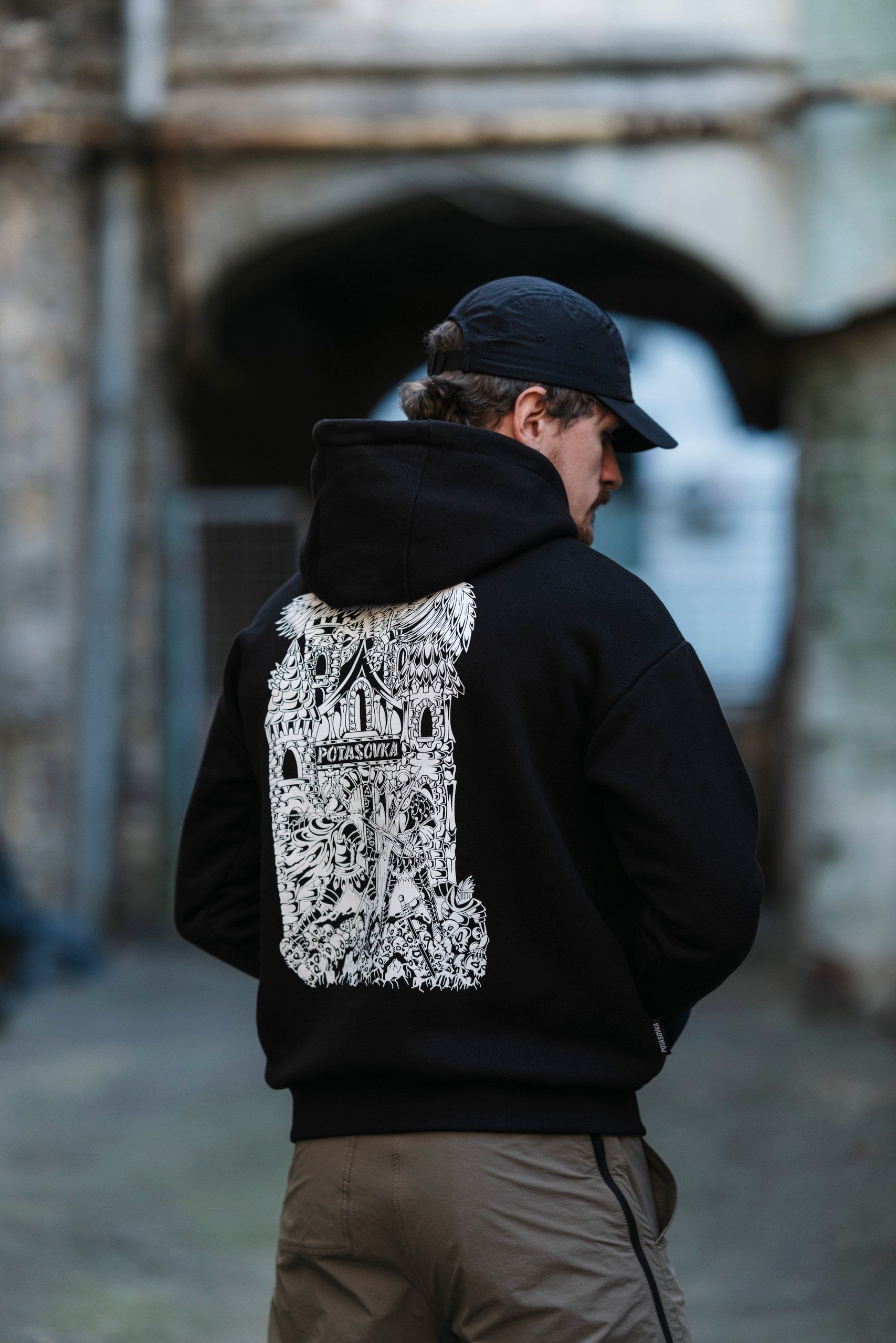 HOODIE KNIGHT FIGHT BLACK