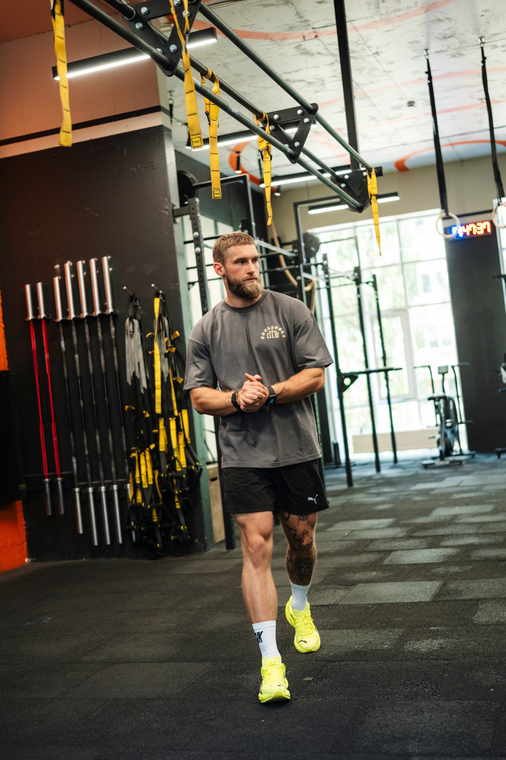 T-SHIRT CREW GRAPHITE