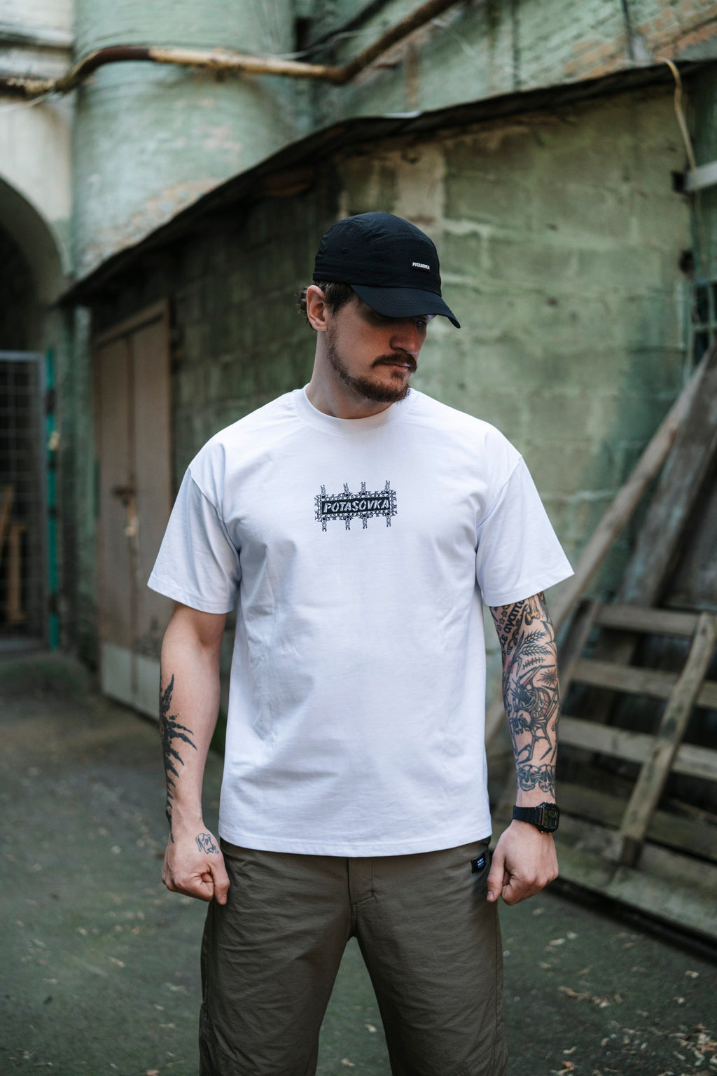 T-SHIRT KNIGHT FIGHT WHITE