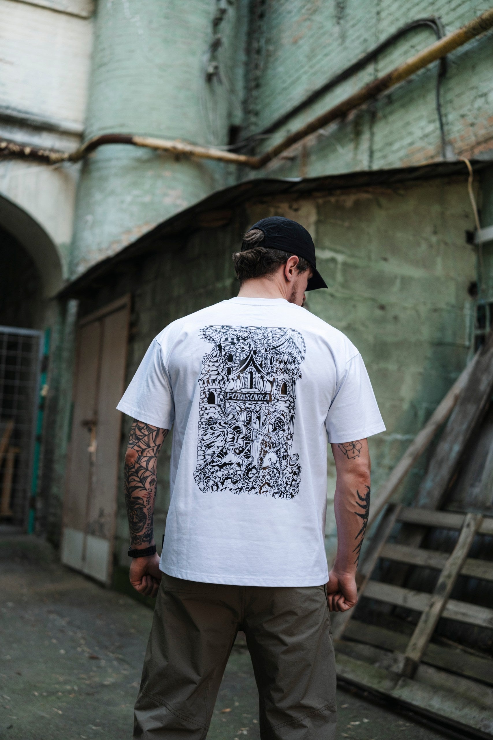 T-SHIRT KNIGHT FIGHT WHITE