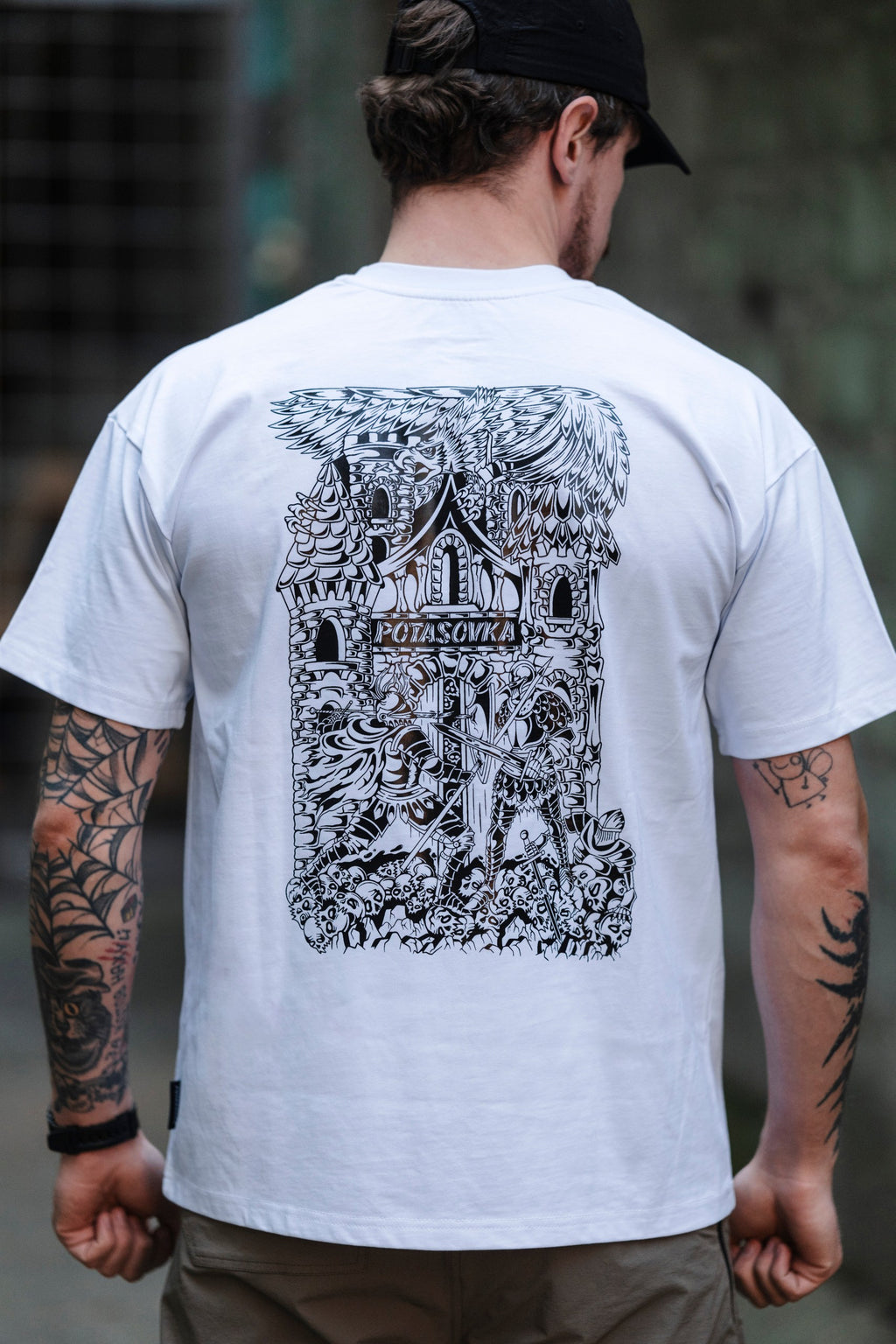 T-SHIRT KNIGHT FIGHT WHITE