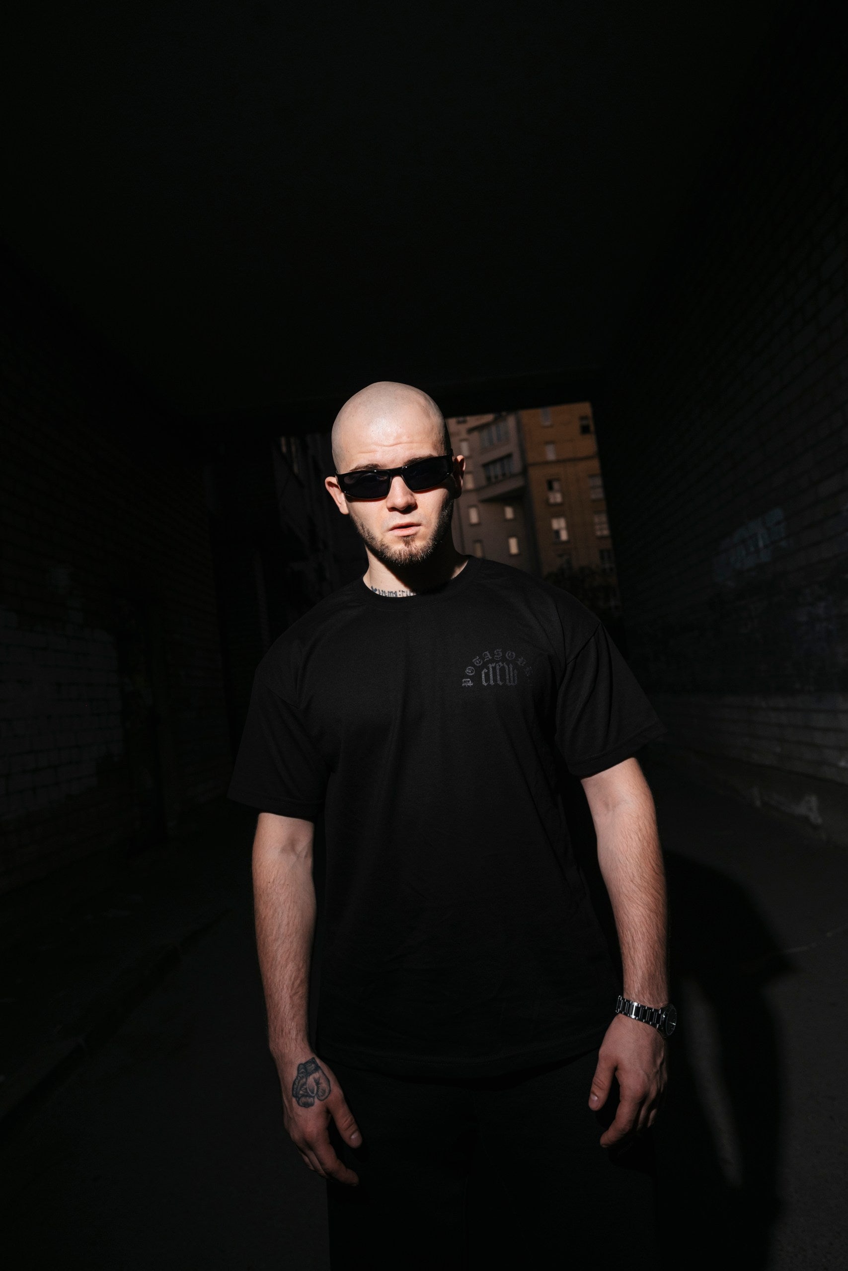 T-SHIRT CREW BLACK