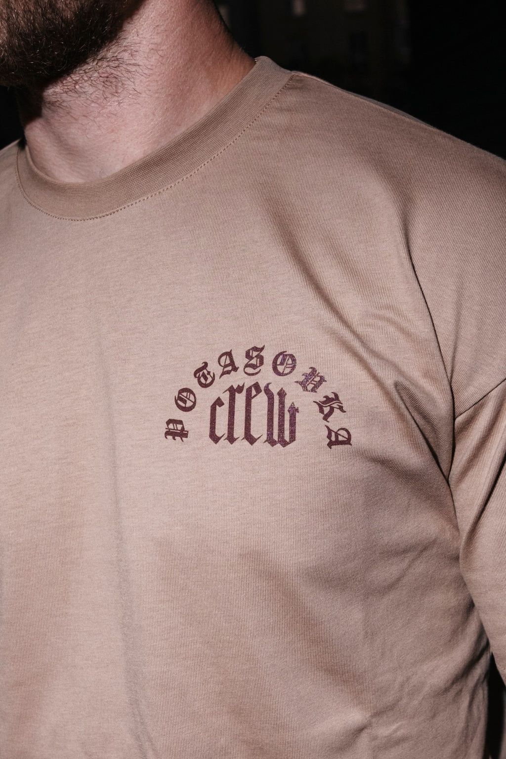 T-SHIRT CREW CAPPUCCINO