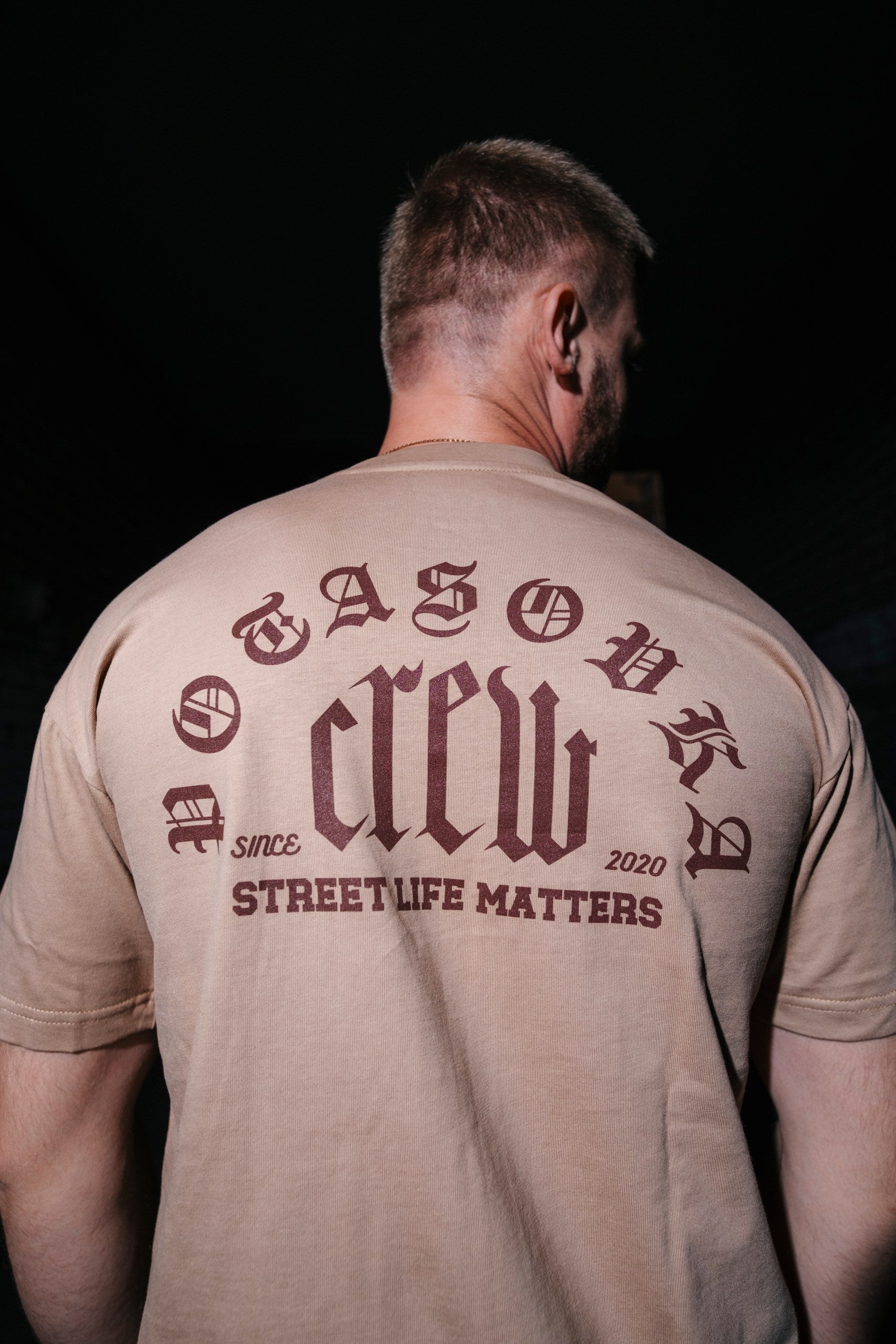 T-SHIRT CREW CAPPUCCINO