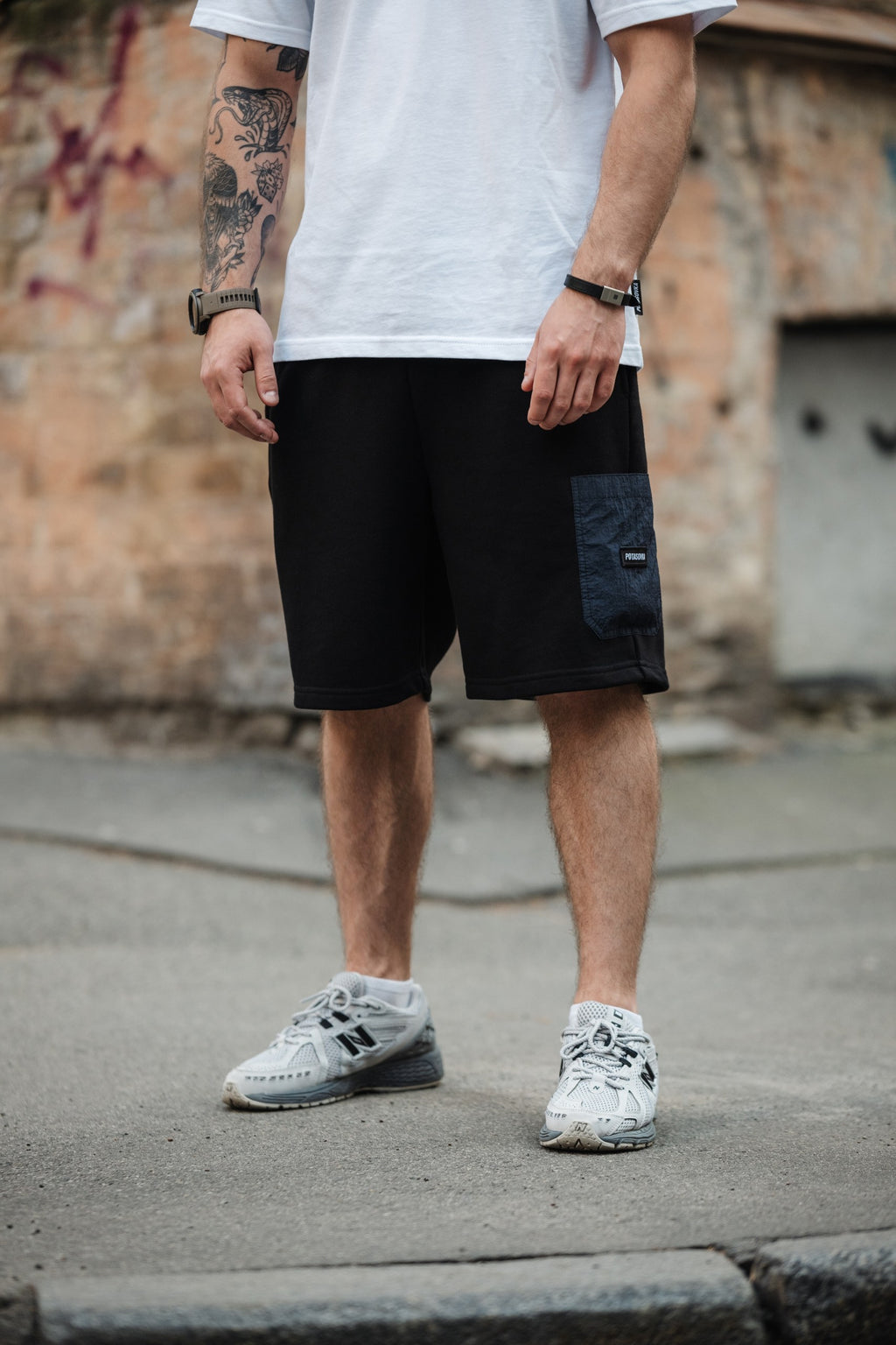 SHORTS LOGO NYLON POCKETS
