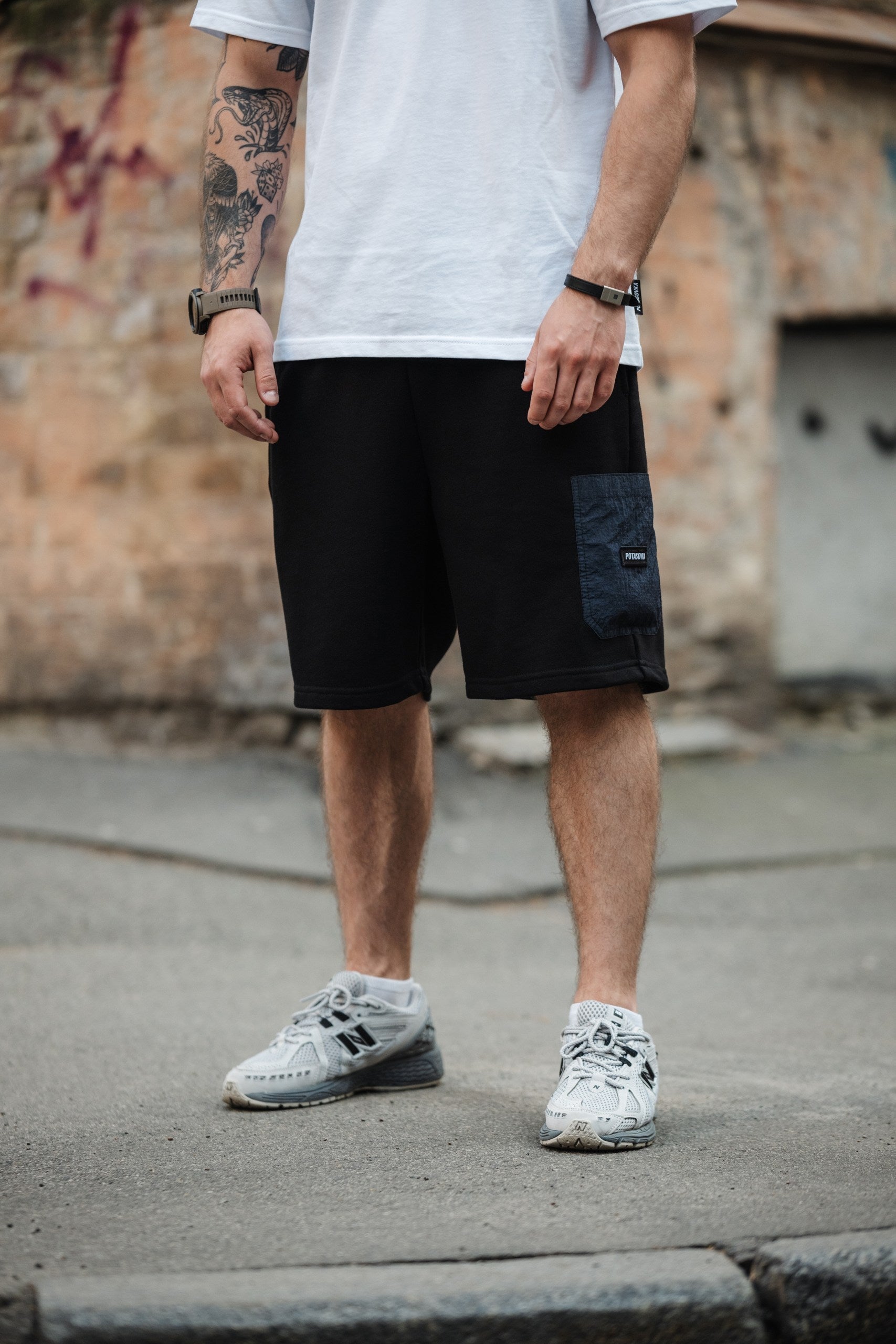 SHORTS LOGO NYLON POCKETS
