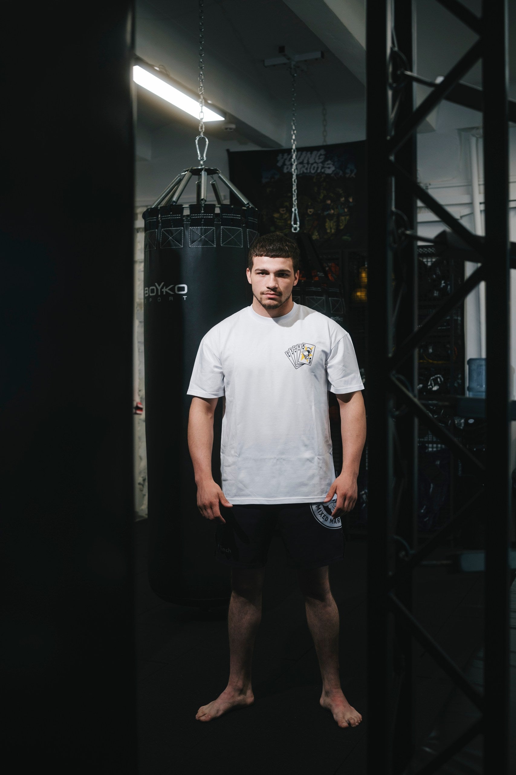 T-SHIRT OCTAGON KING WHITE