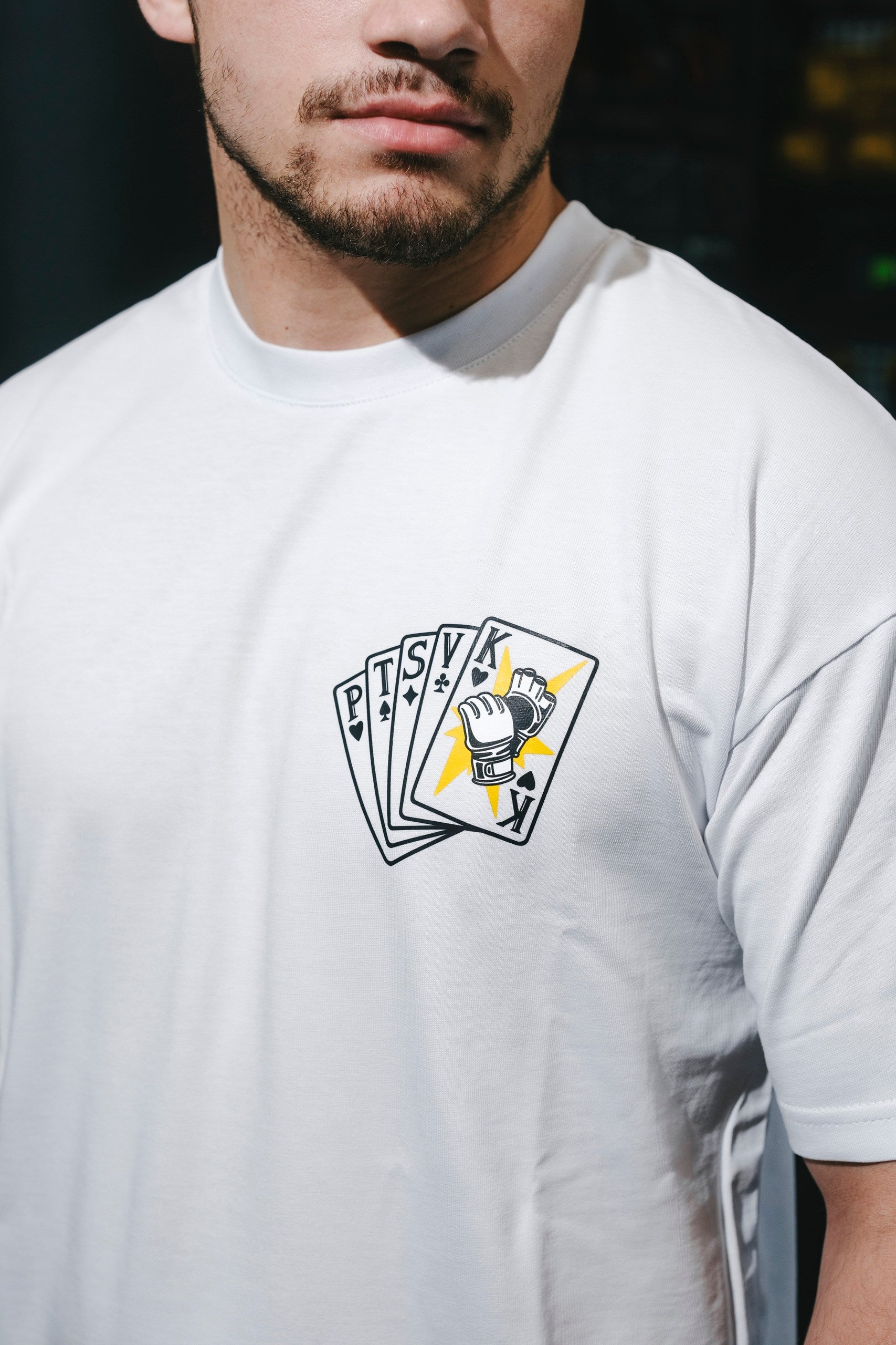 T-SHIRT OCTAGON KING WHITE