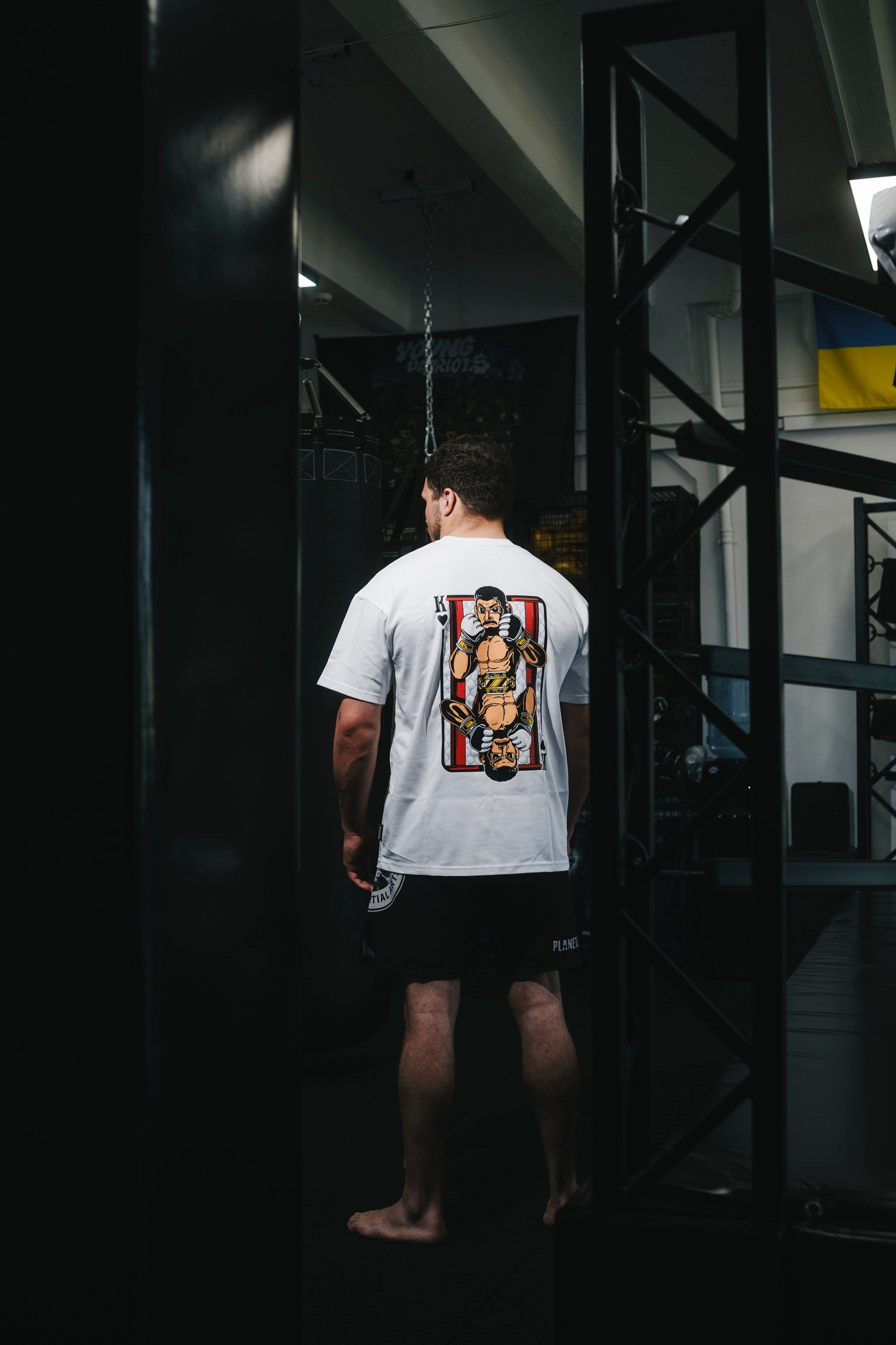 T-SHIRT OCTAGON KING WHITE