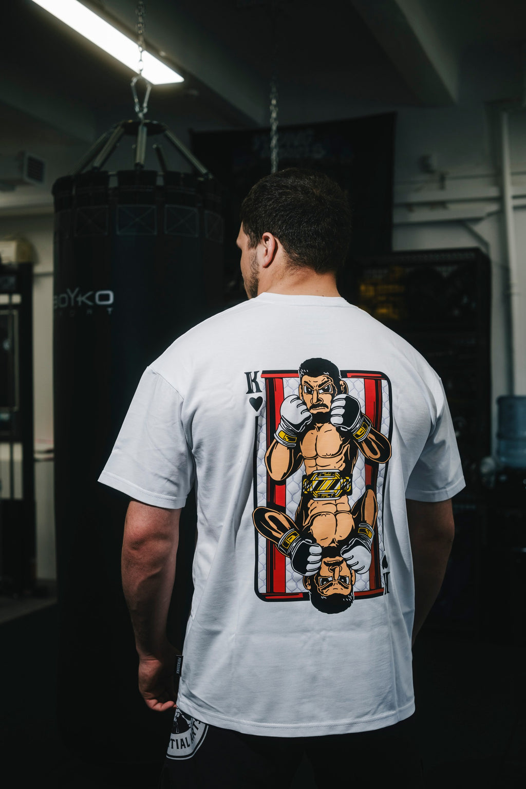 T-SHIRT OCTAGON KING WHITE