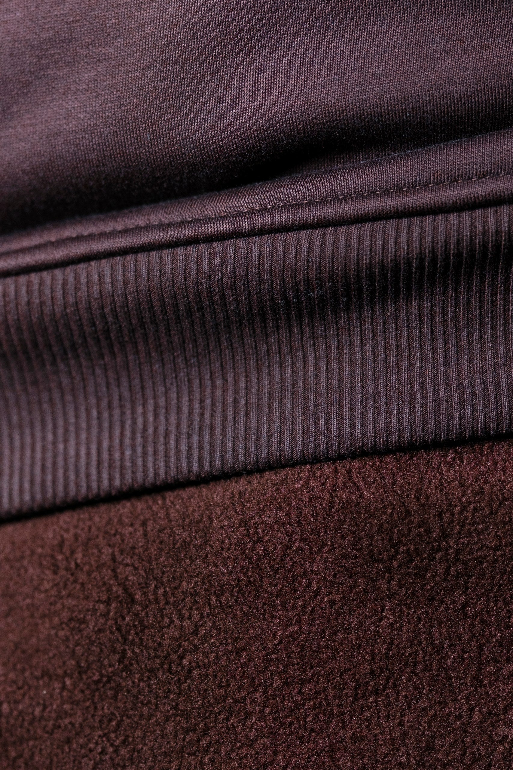 BROWN FLEECE TRACKSUIT LOGO 2.0