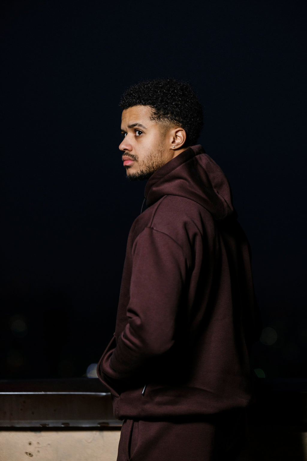 BROWN FLEECE TRACKSUIT LOGO 2.0