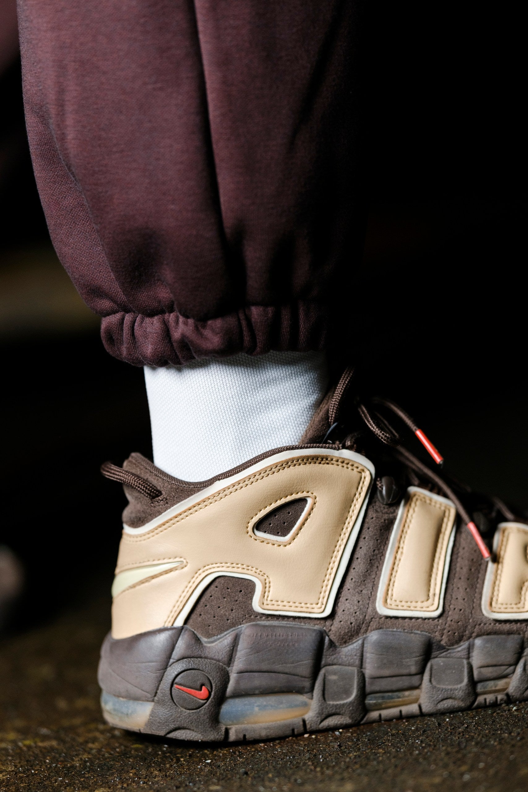 BROWN FLEECE TRACKSUIT LOGO 2.0