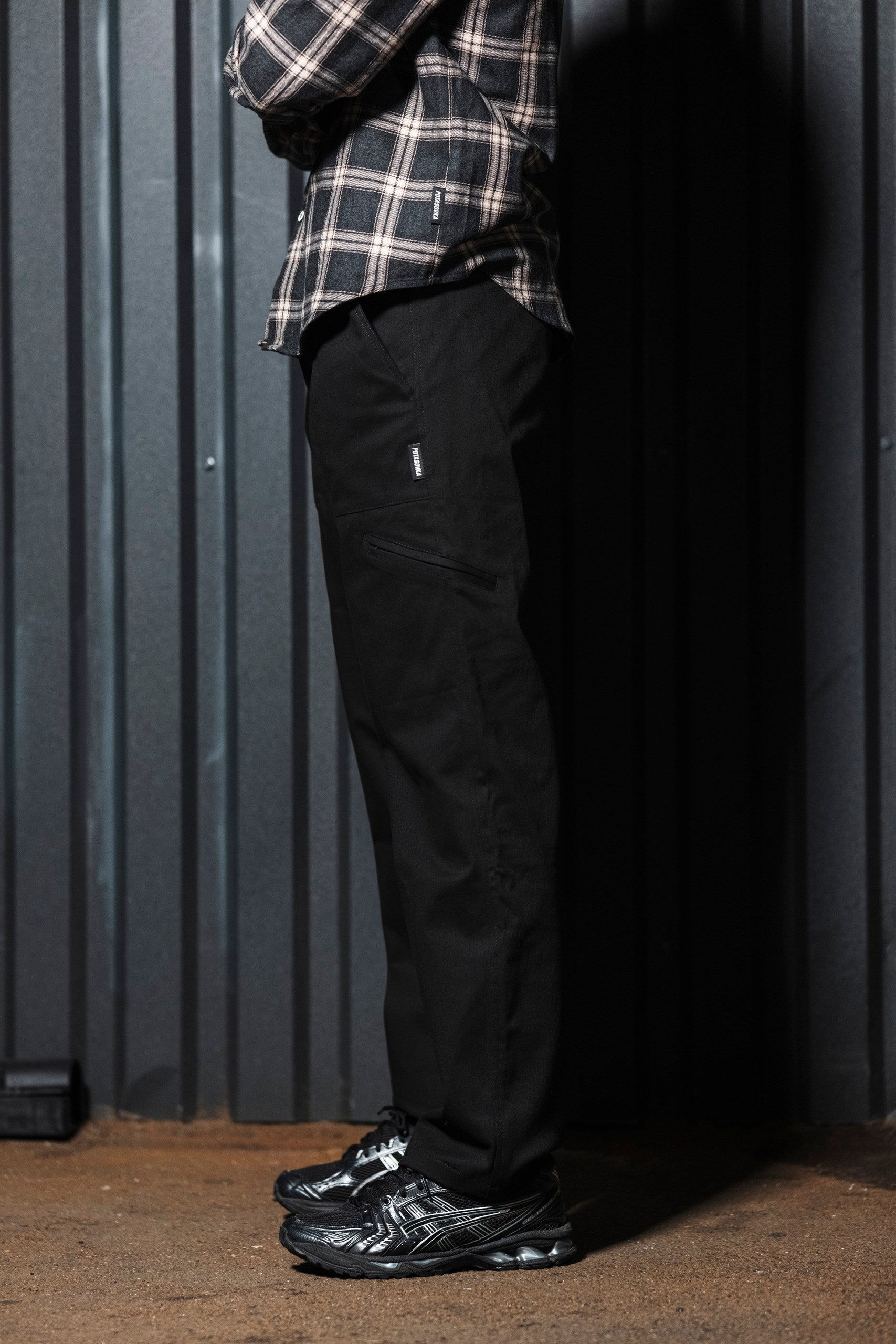 WORK PANTS LOGO BLACK