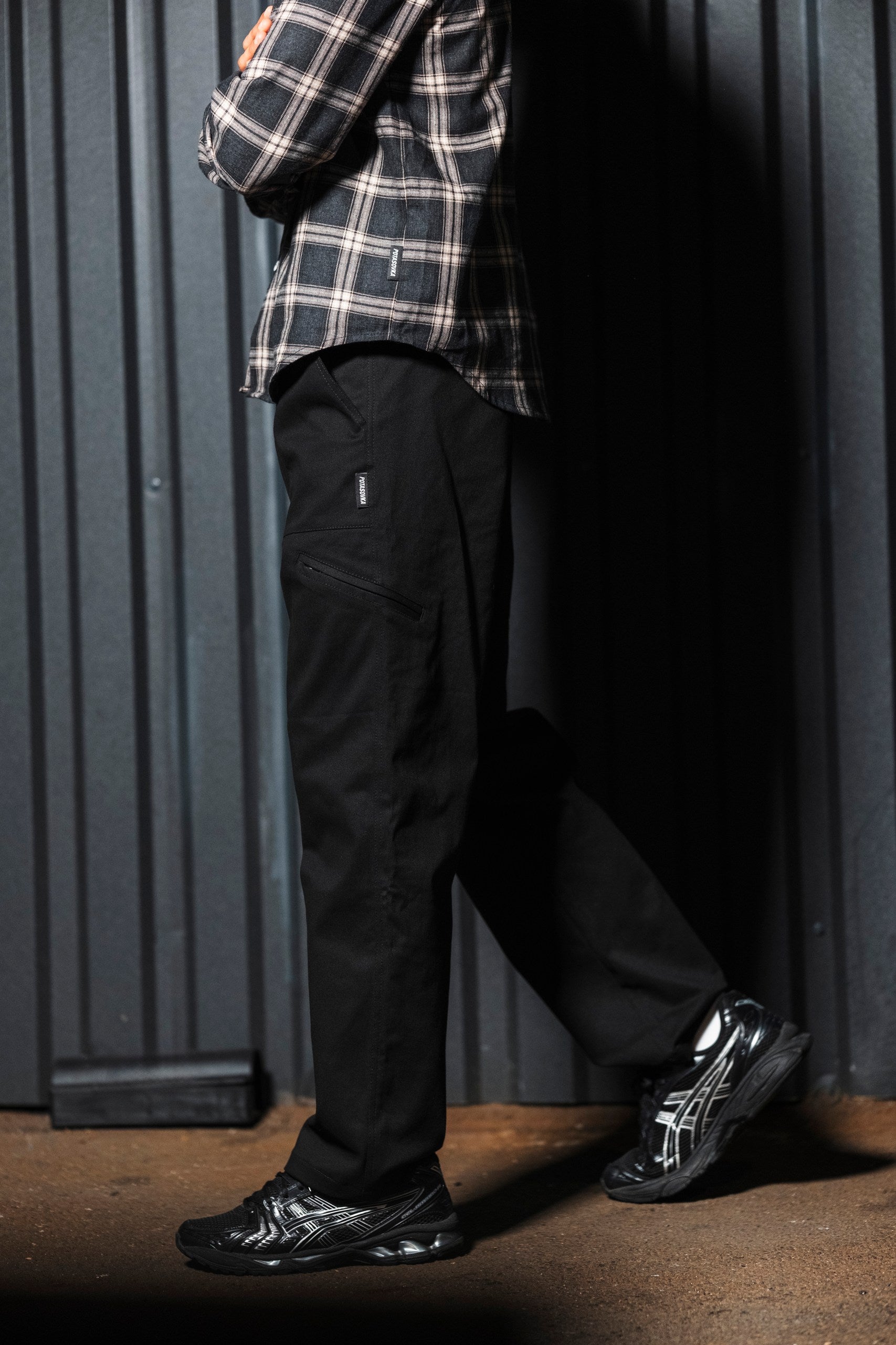 WORK PANTS LOGO BLACK