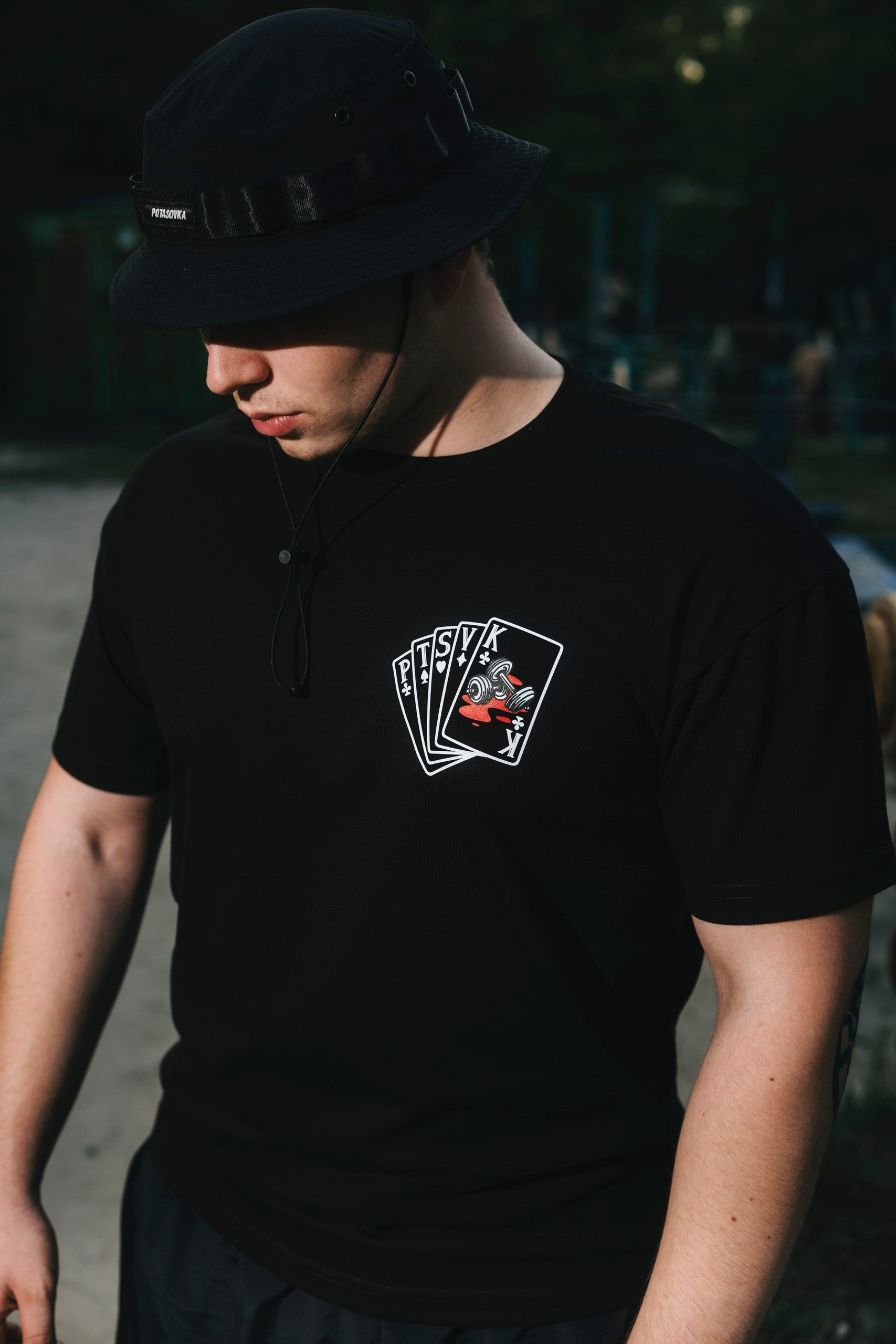 T-SHIRT GYM KING BLACK