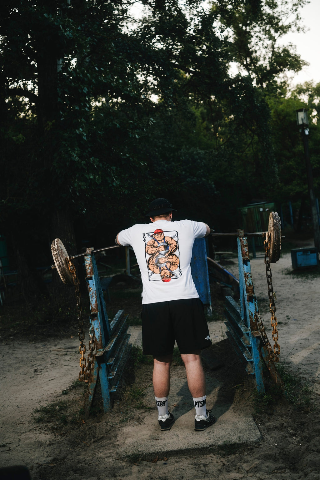 T-SHIRT GYM KING WHITE