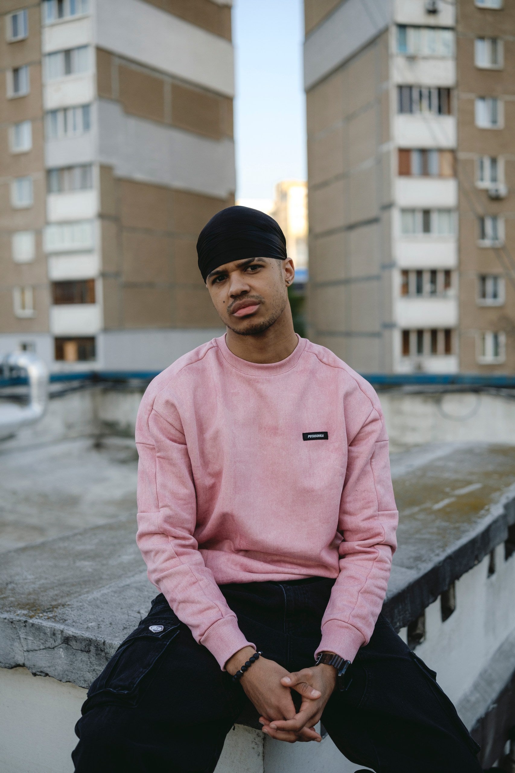 SWEATSHIRT LOGO PINK