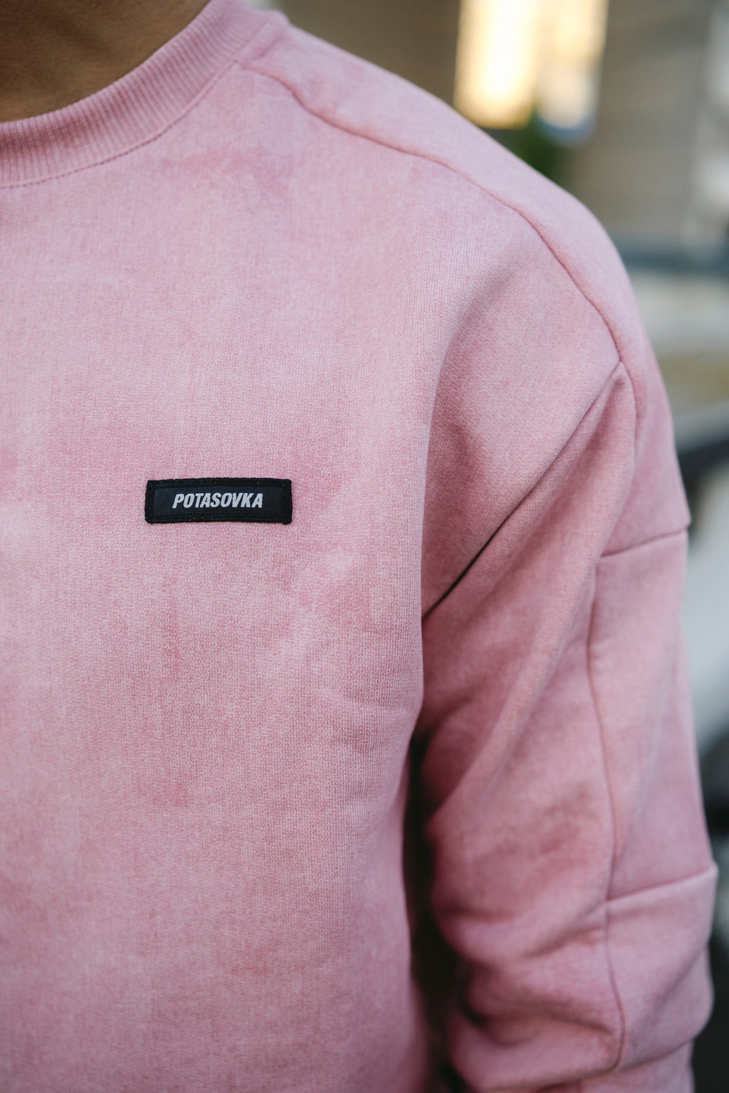 SWEATSHIRT LOGO PINK