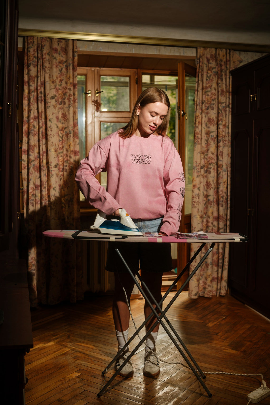 LONG SLEEVE  BUSINESS FLOW PINK