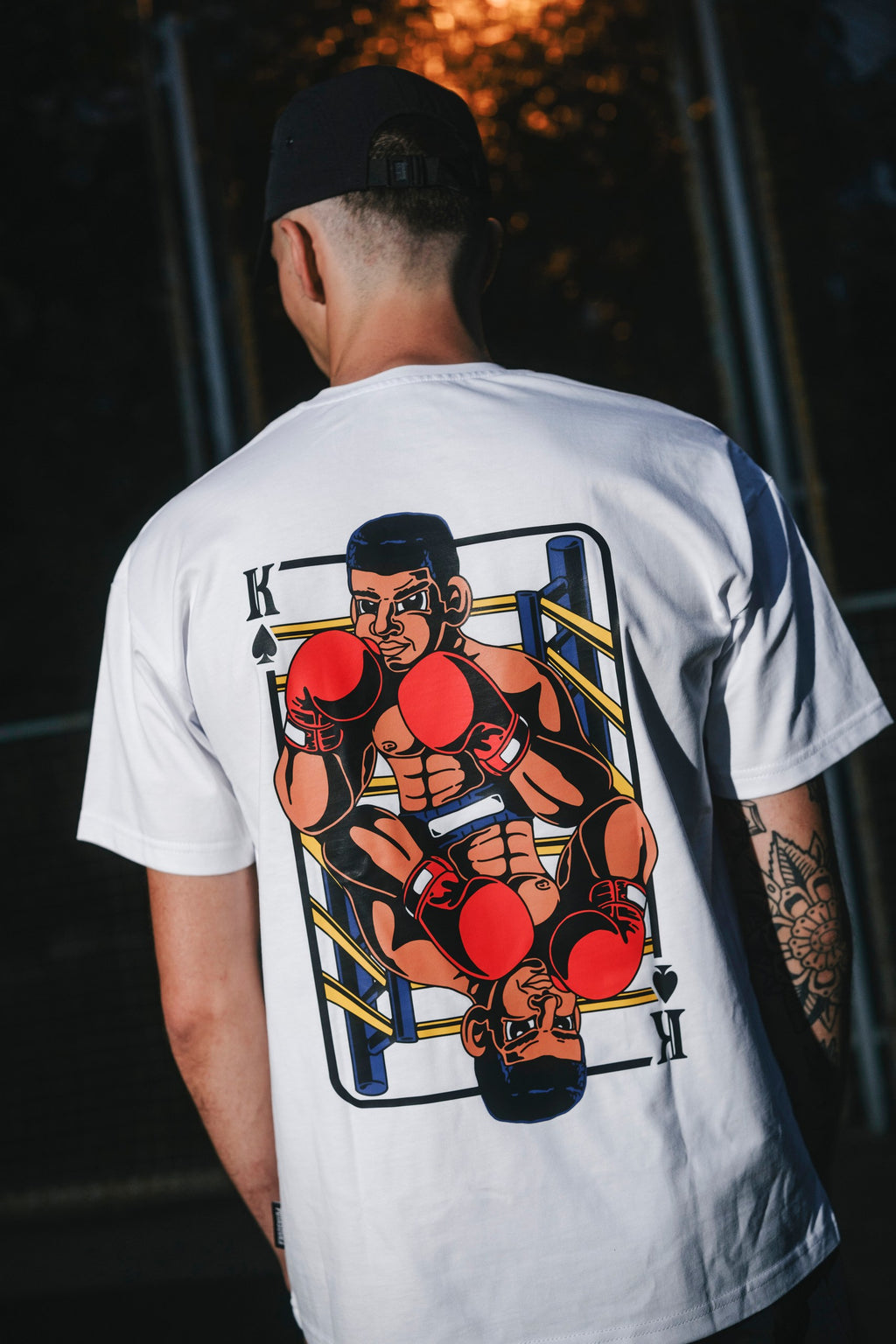 T-SHIRT RING KING WHITE