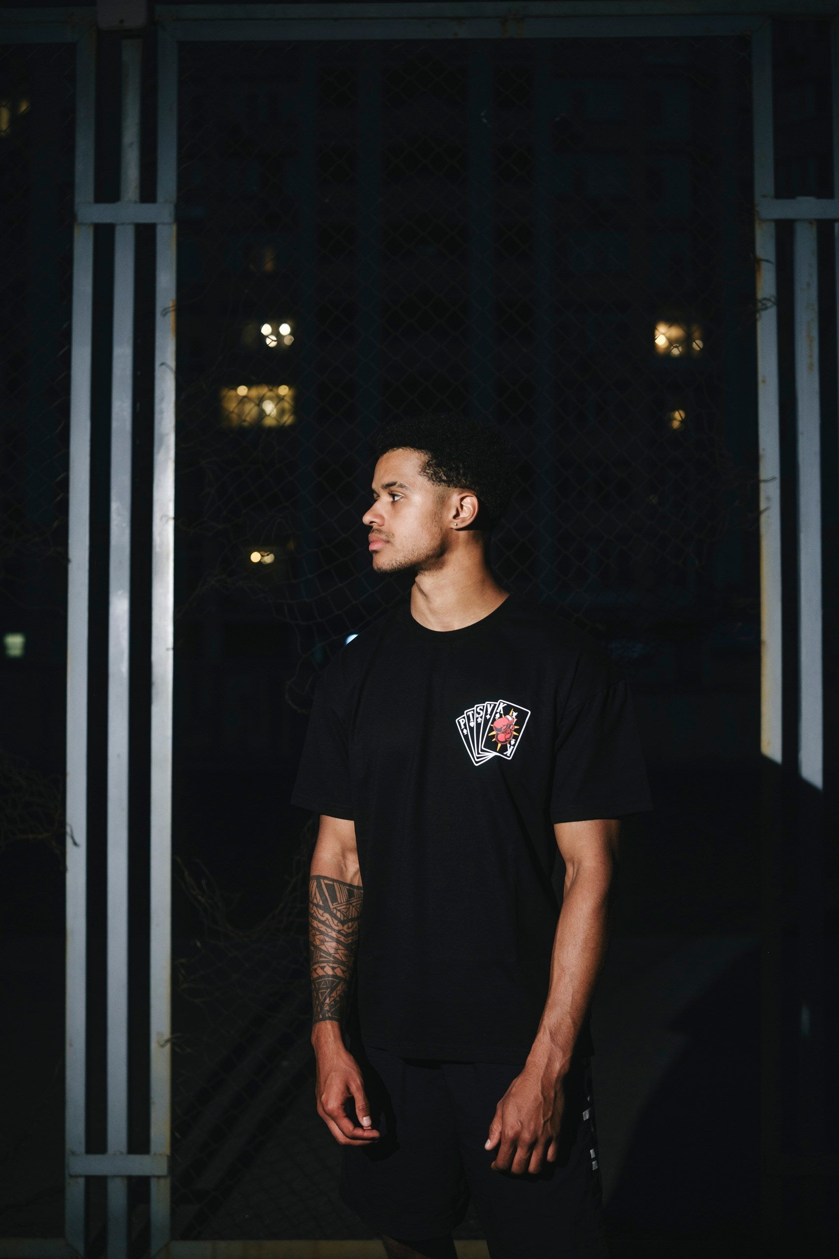 T-SHIRT RING KING BLACK