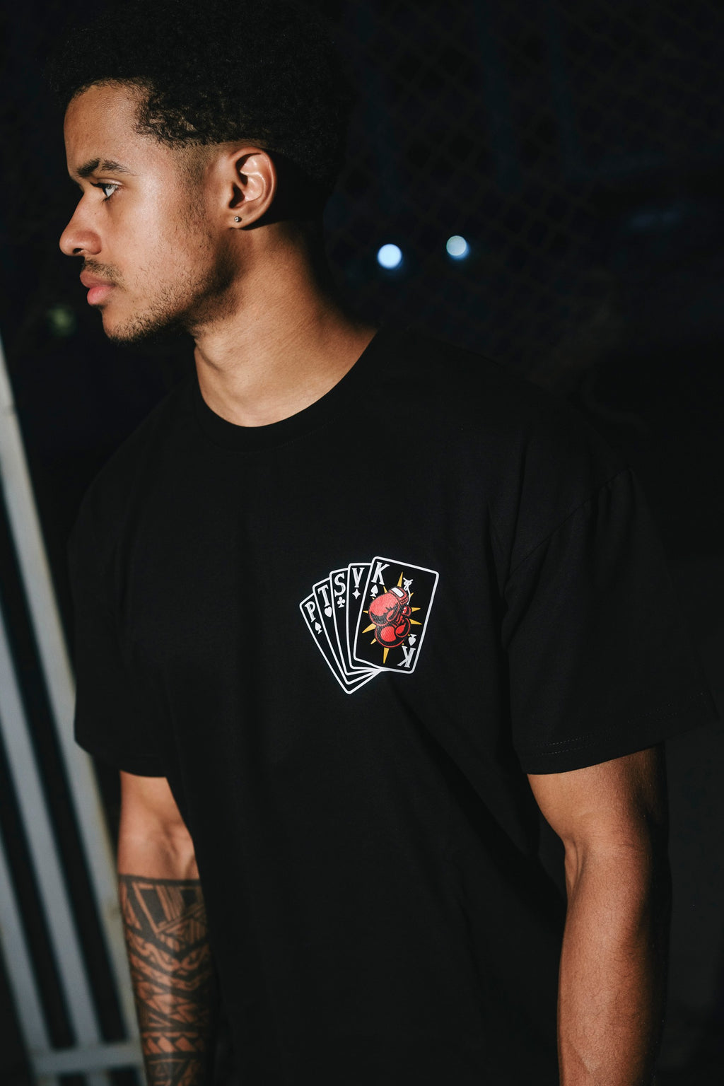 T-SHIRT RING KING BLACK