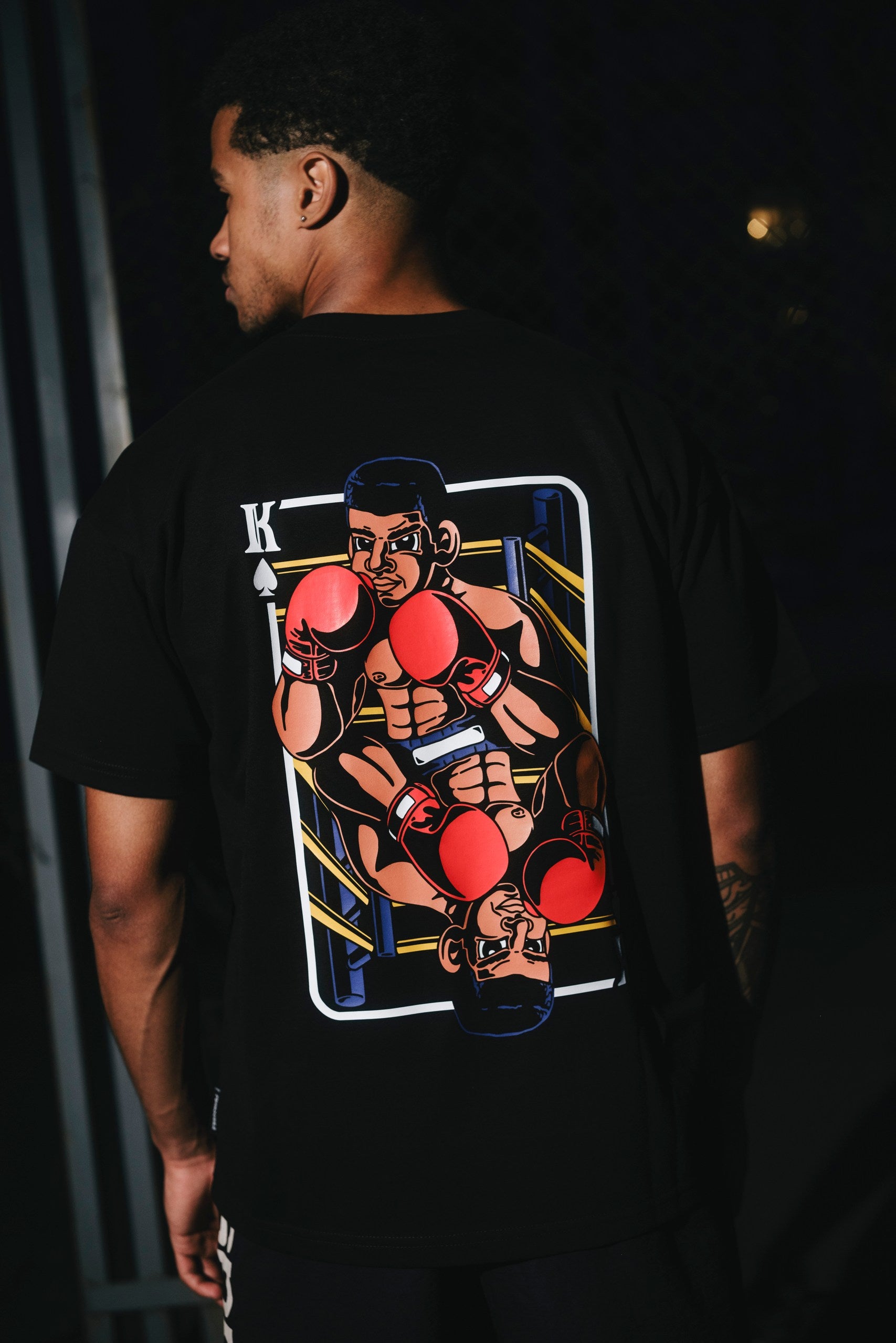 T-SHIRT RING KING BLACK