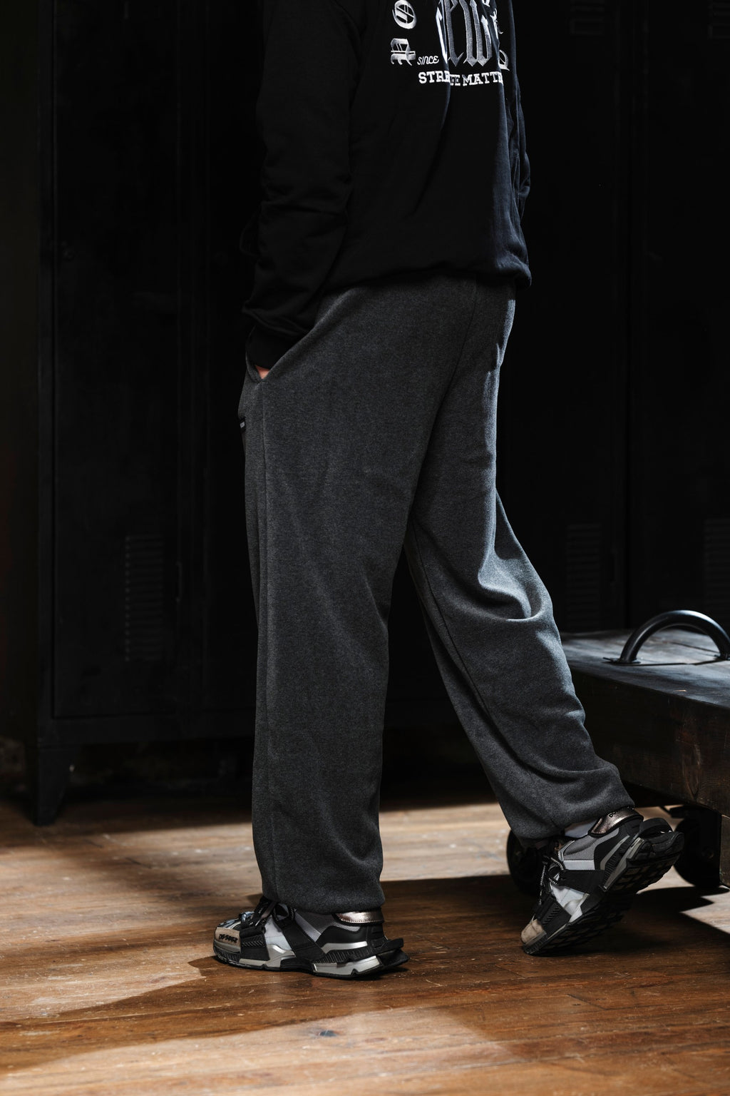 GRAPHITE POLAR FLEECE PANTS