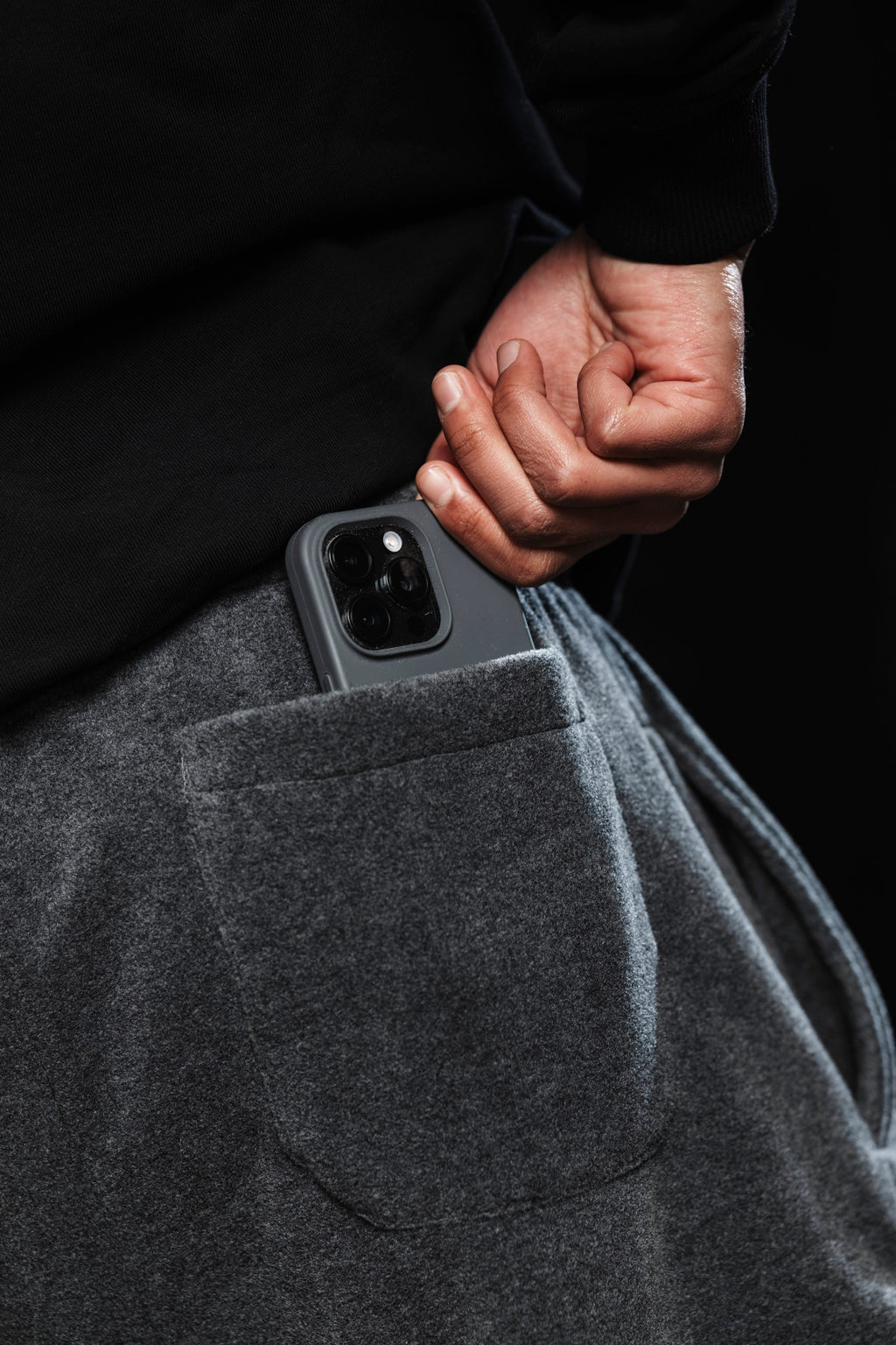 GRAPHITE POLAR FLEECE PANTS