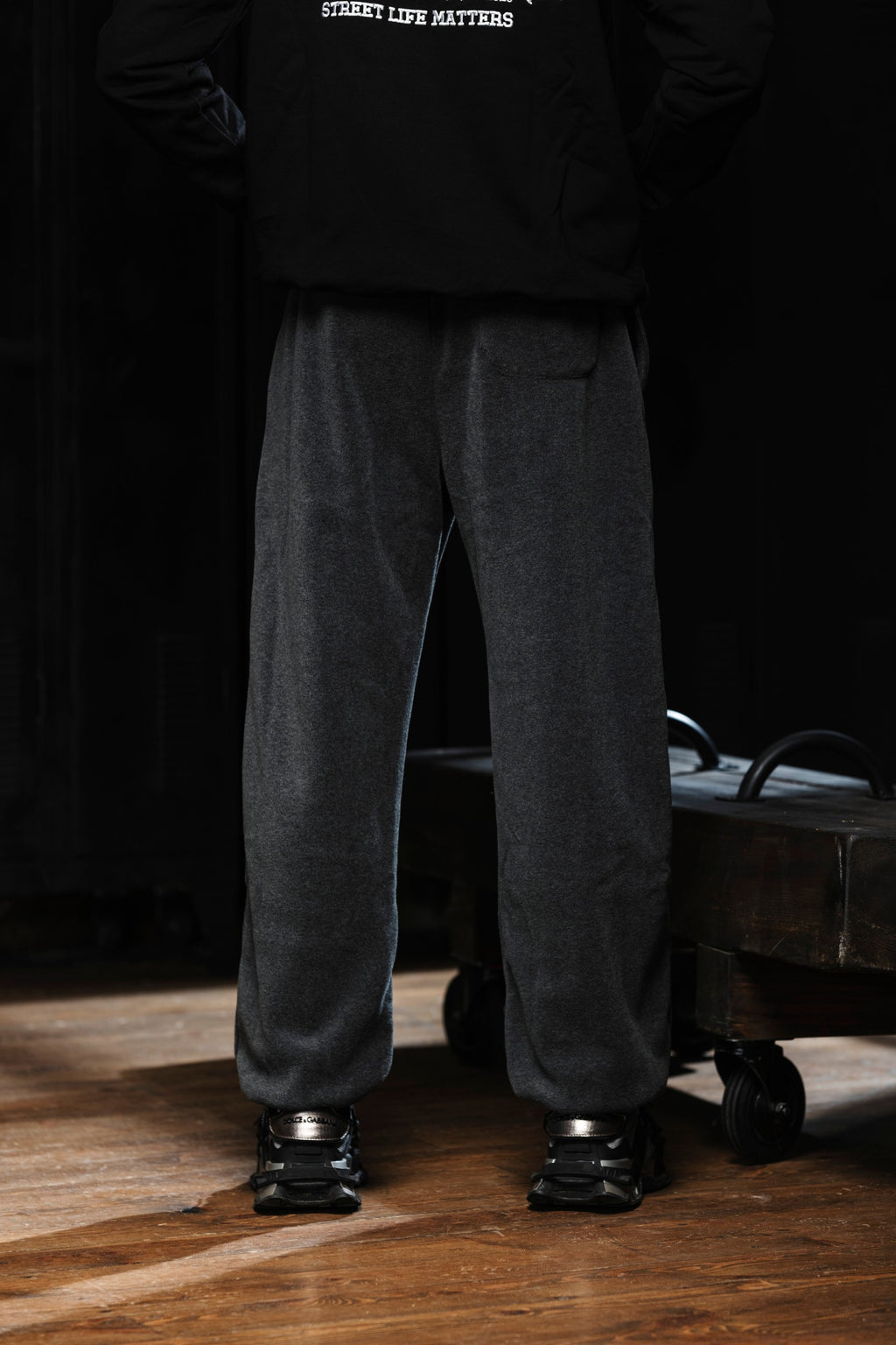 GRAPHITE POLAR FLEECE PANTS