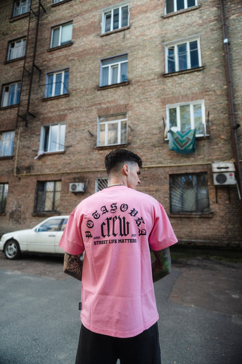 T-SHIRT CREW PINK