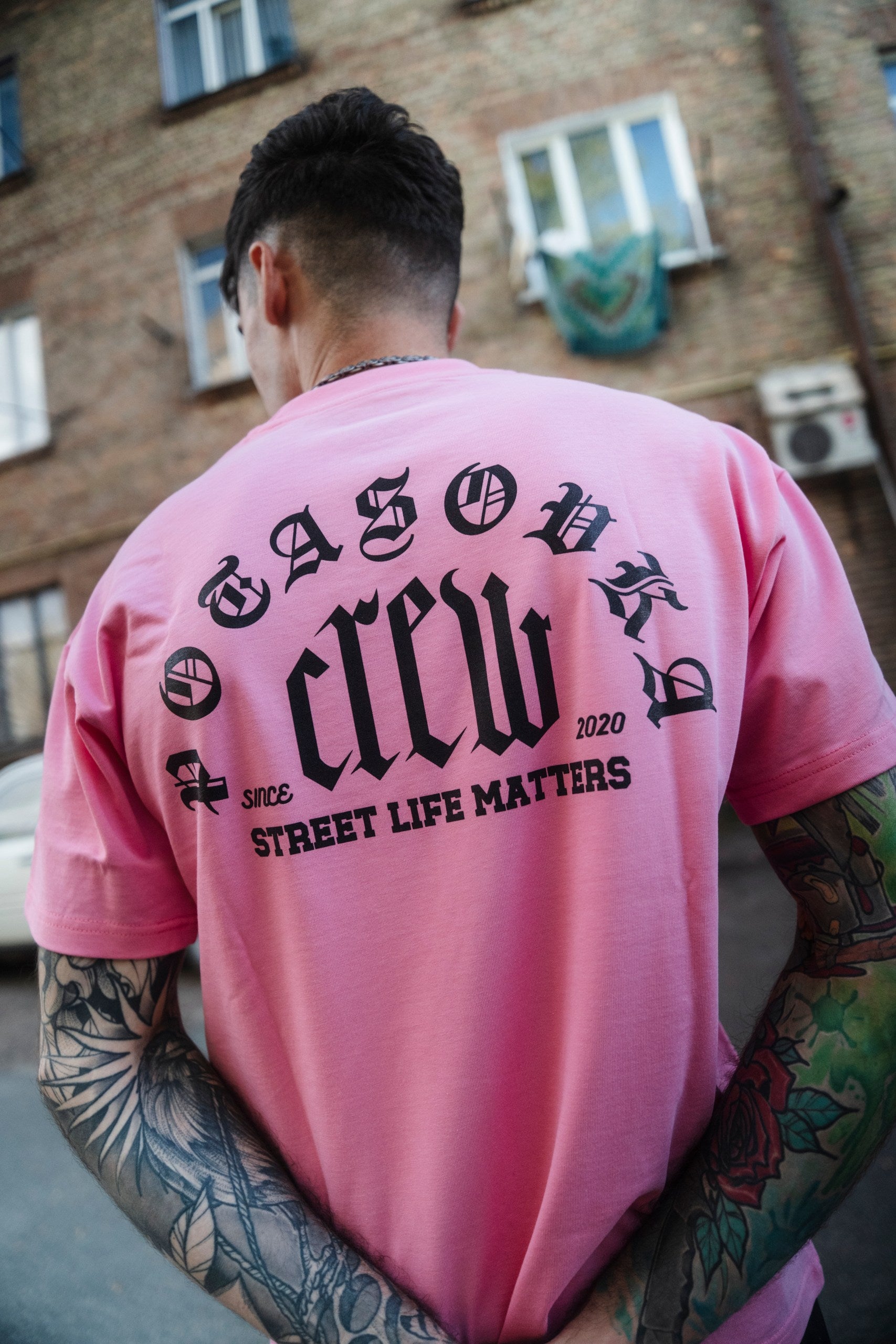T-SHIRT CREW PINK