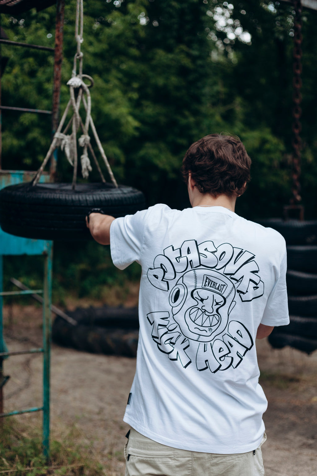 T-SHIRT KICK HEAD WHITE