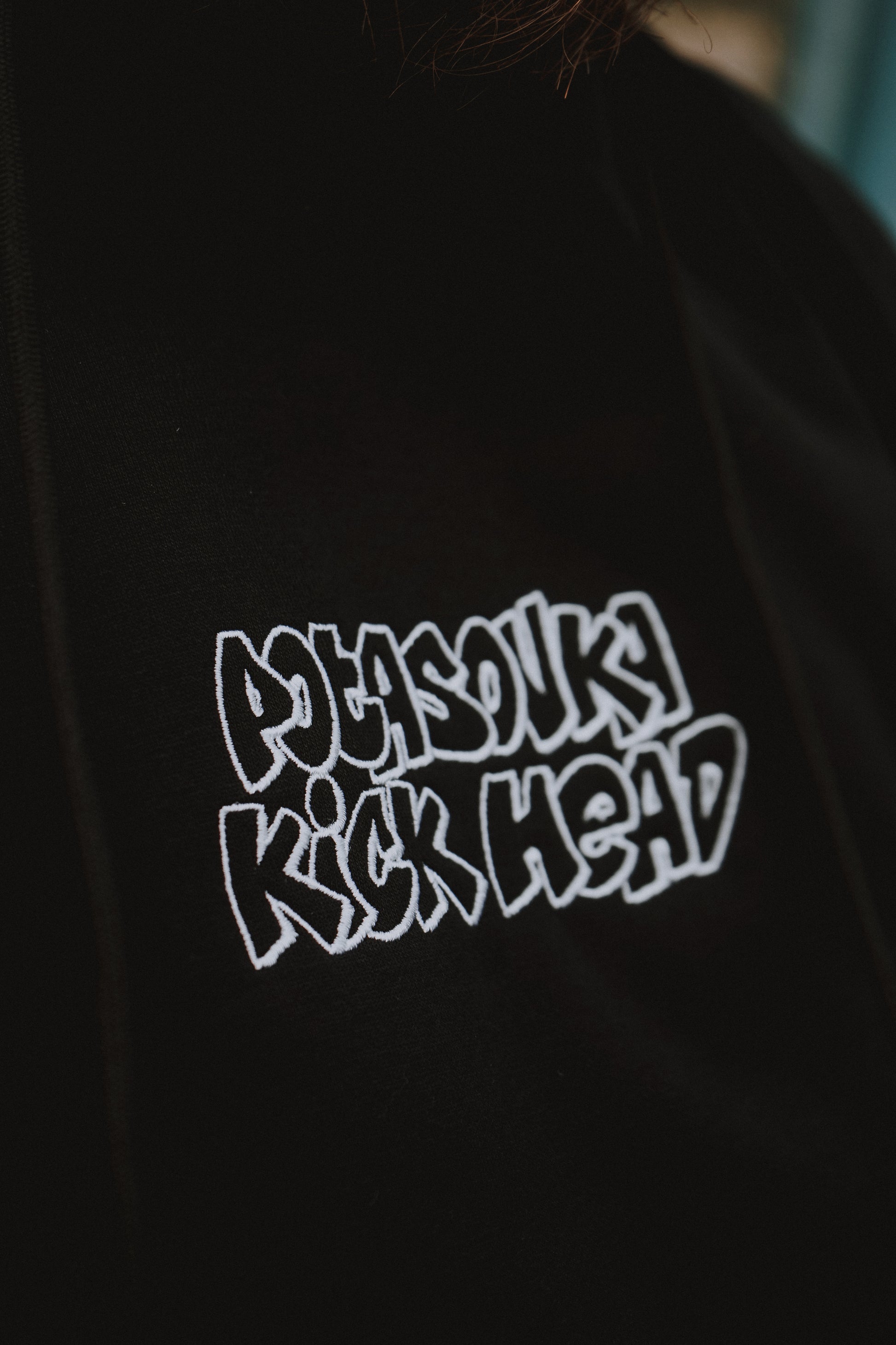 HOODIE KICK HEAD BLACK