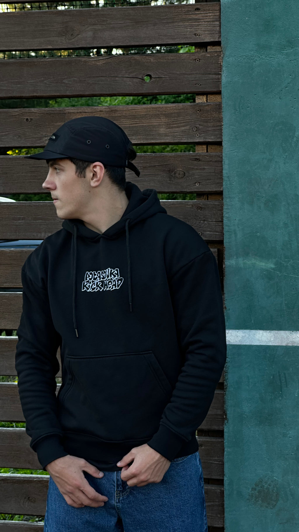 HOODIE KICK HEAD BLACK