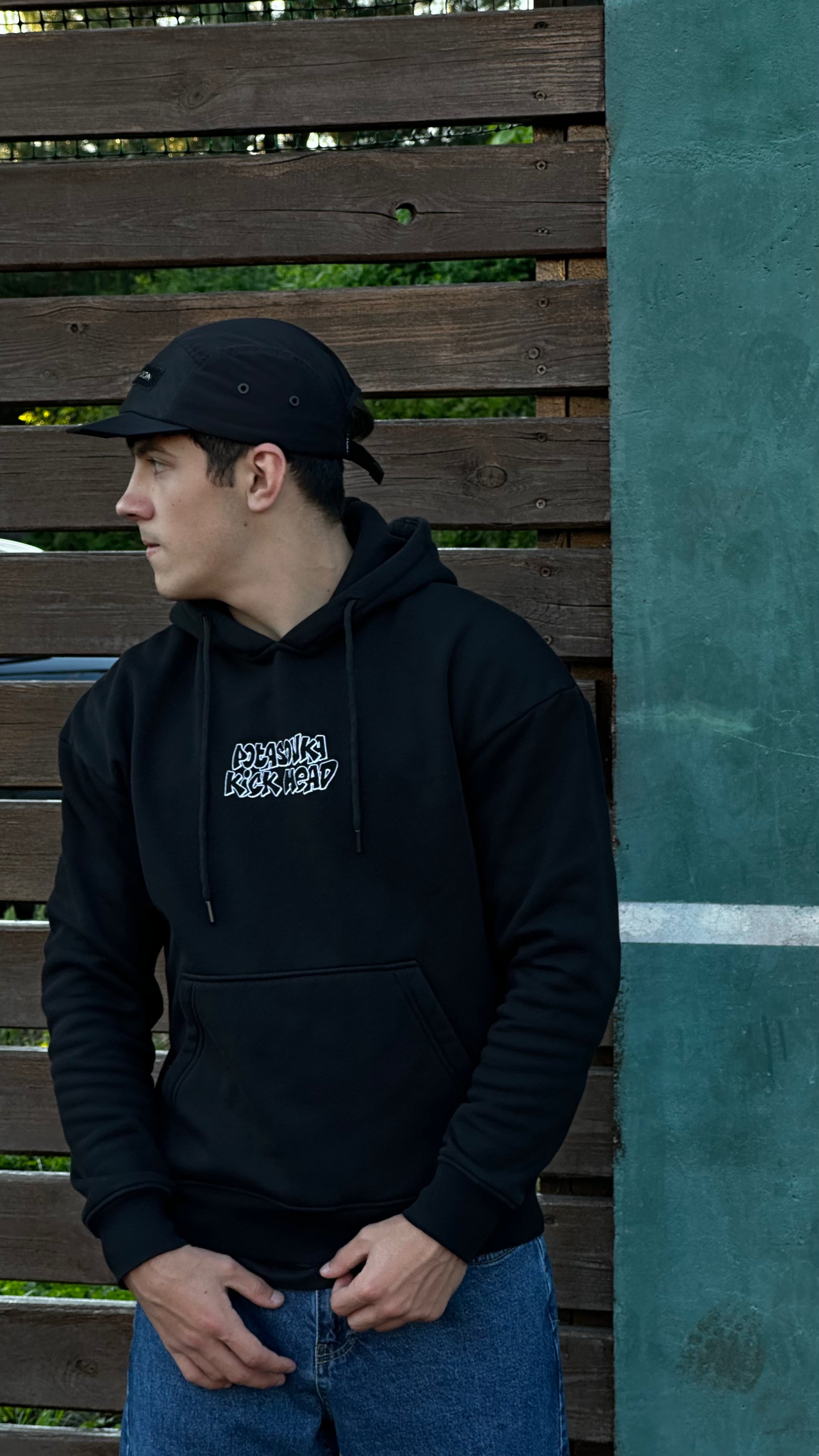 HOODIE KICK HEAD BLACK