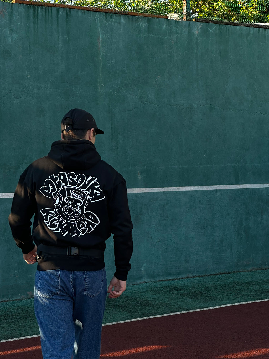 HOODIE KICK HEAD BLACK