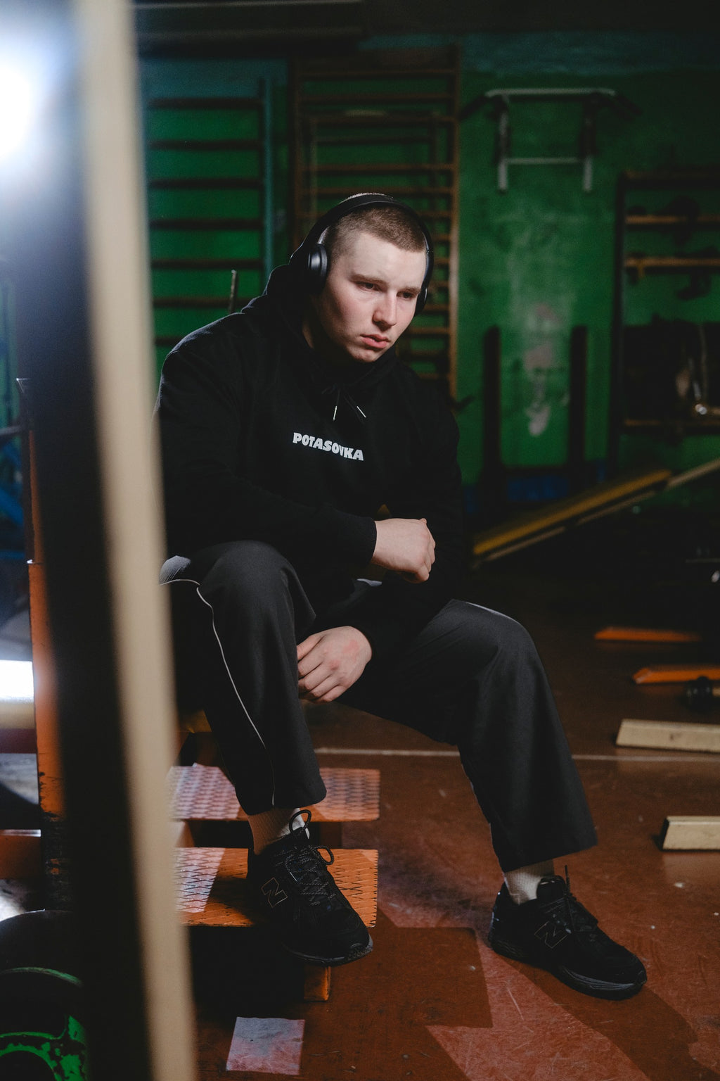 HOODIE PUSH OR DIE BLACK